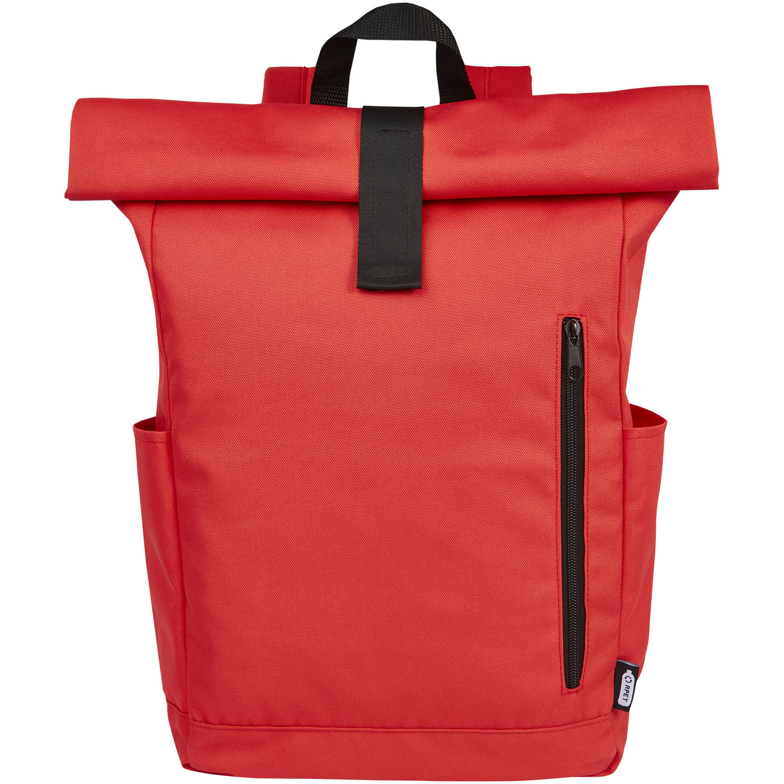 Byron 15,6" GRS RPET Roll-Top Rucksack 18 L rot