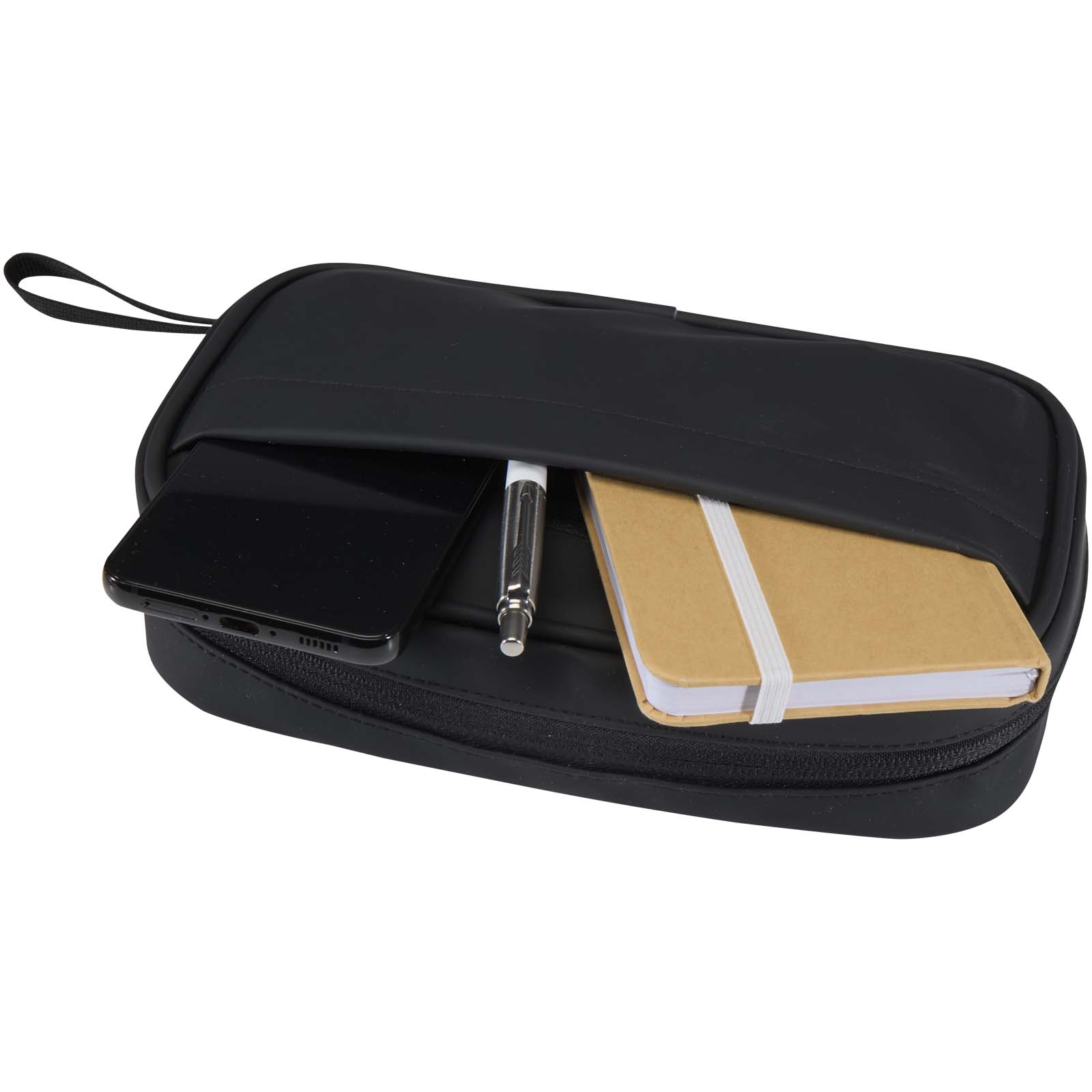 Resi Plus GRS recycelte Tech-Tasche 1L schwarz