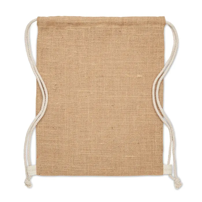 Jute Beutel mit Kordelzug
