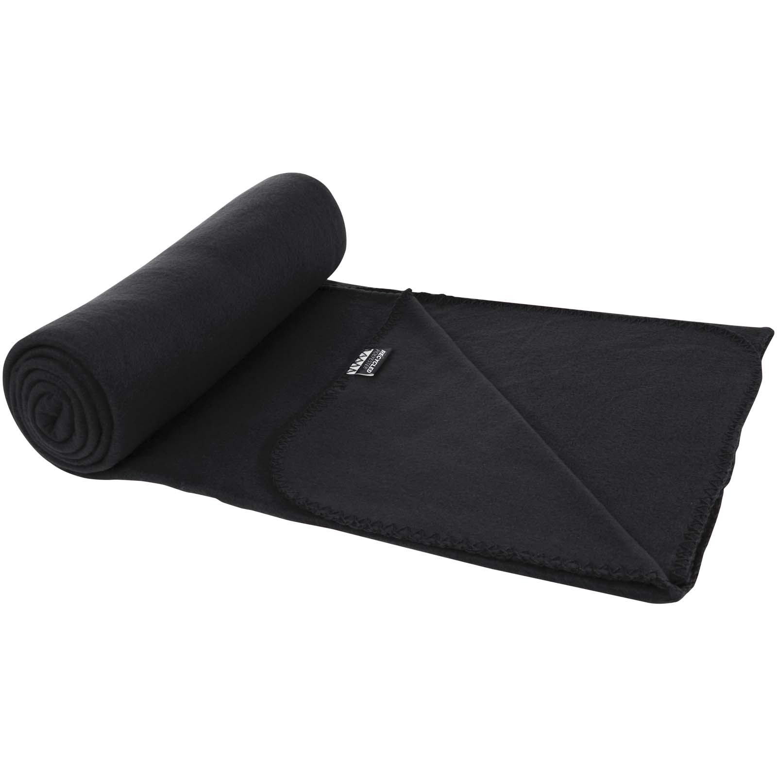 Willow GRS RPET Decke aus Polar Fleece schwarz