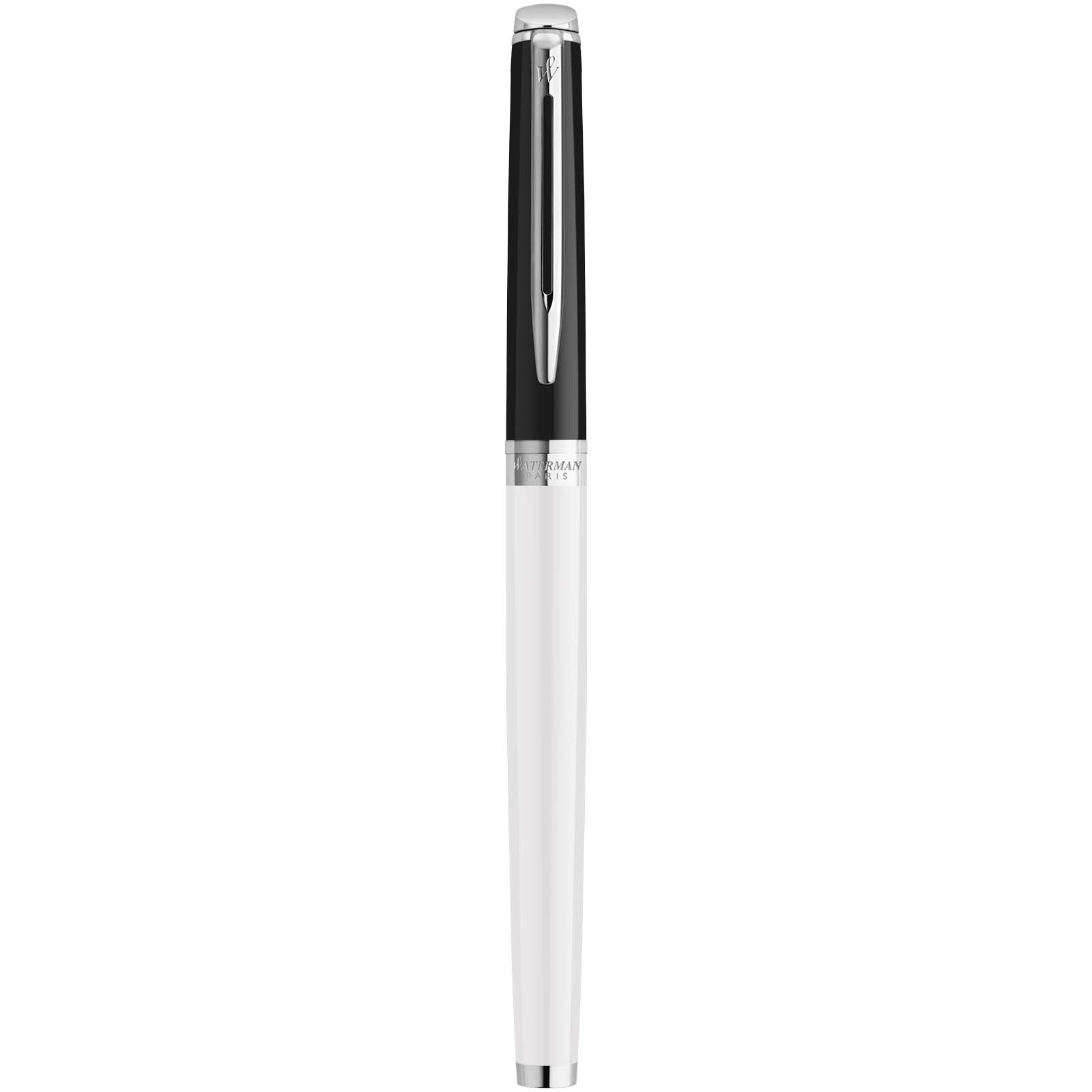 Waterman Hemisphere Color-Block Füllfederhalter mit Palladiumbeschichtung (blaue Mine) weiss, schwarz