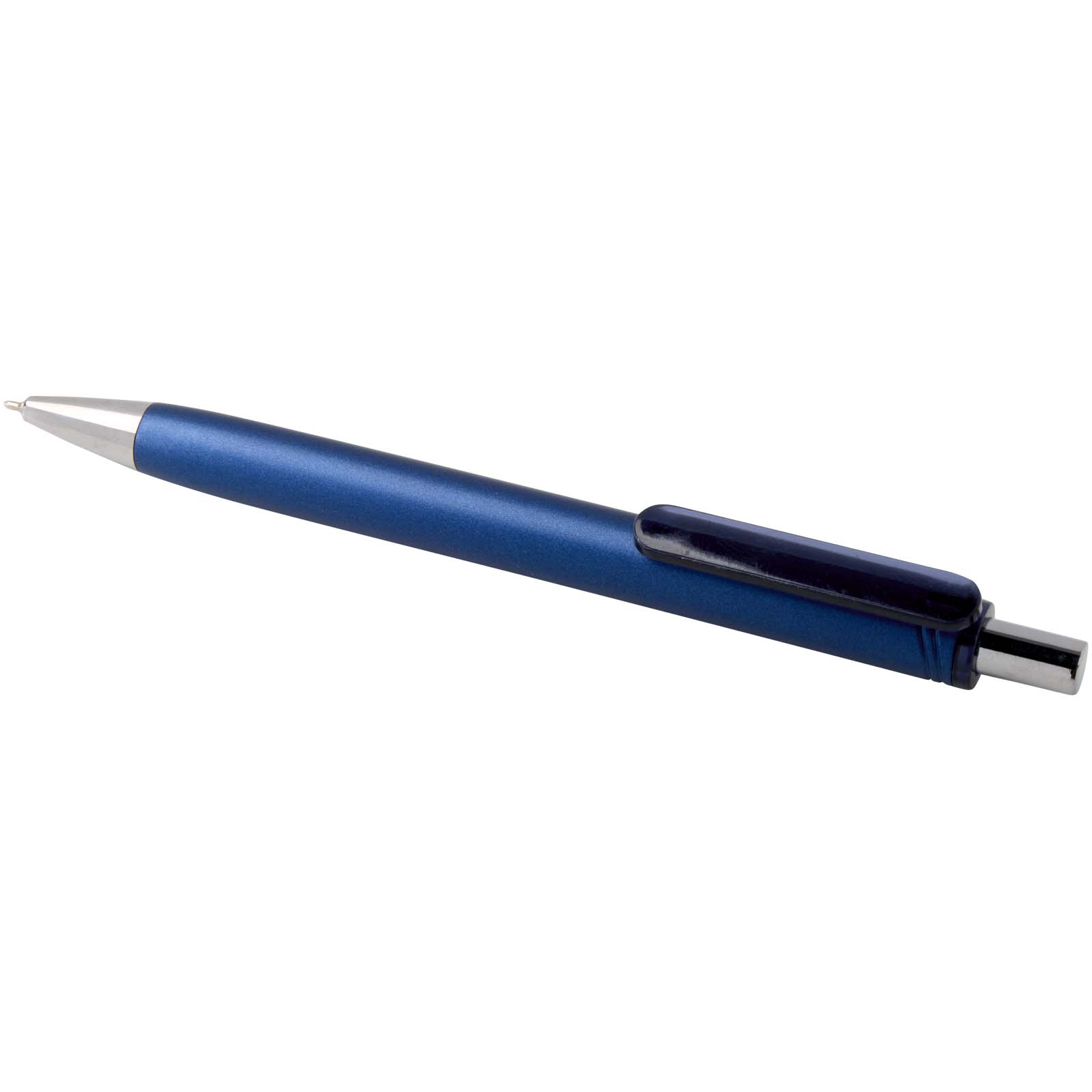 Feld RCS recycelter Kugelschreiber mit Metallic-Finish (schwarze Mine) navy