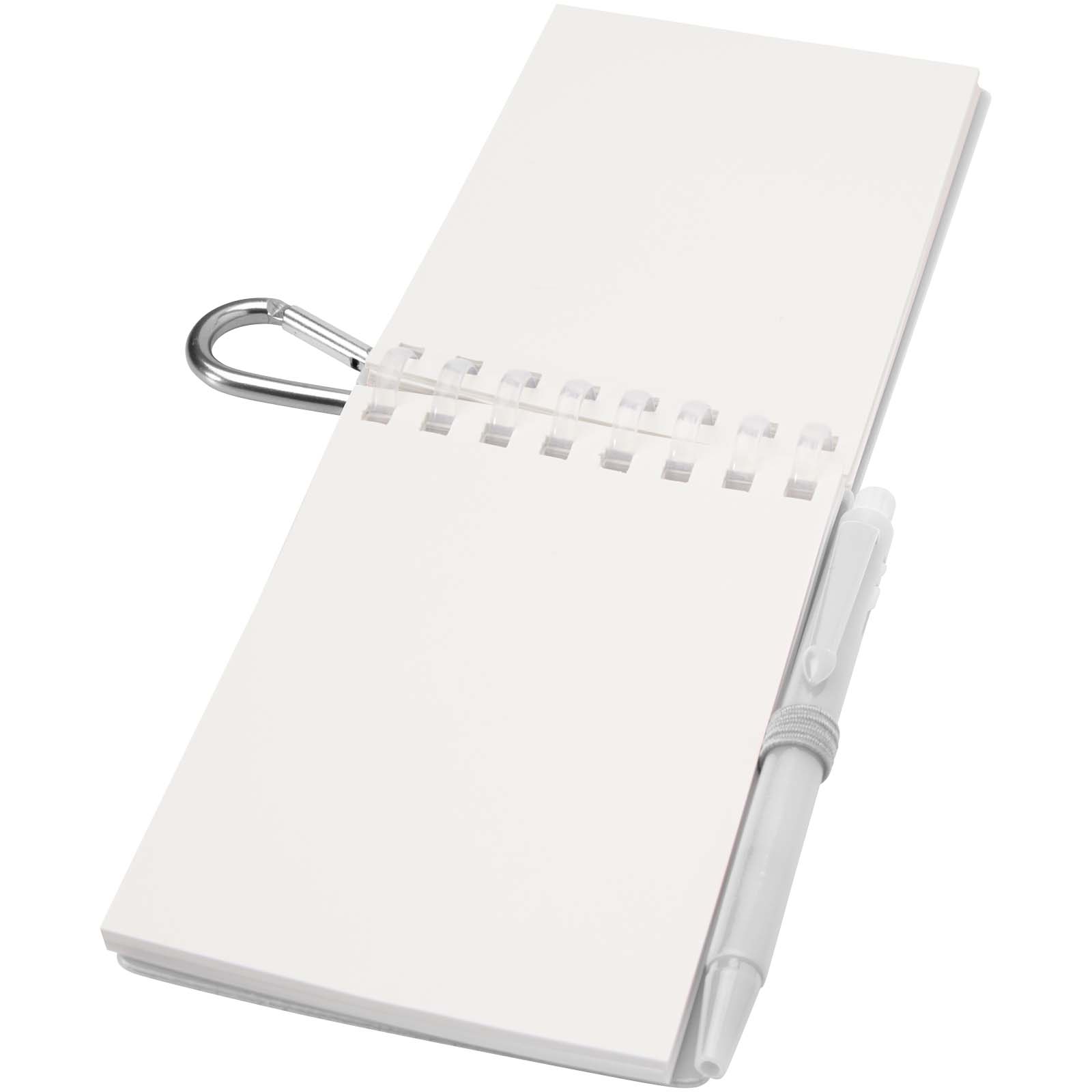 Lig Mini Recyceltes Outdoor-Softcover Notizbuch und Kugelschreiber Set (schwarze Mine) transparent