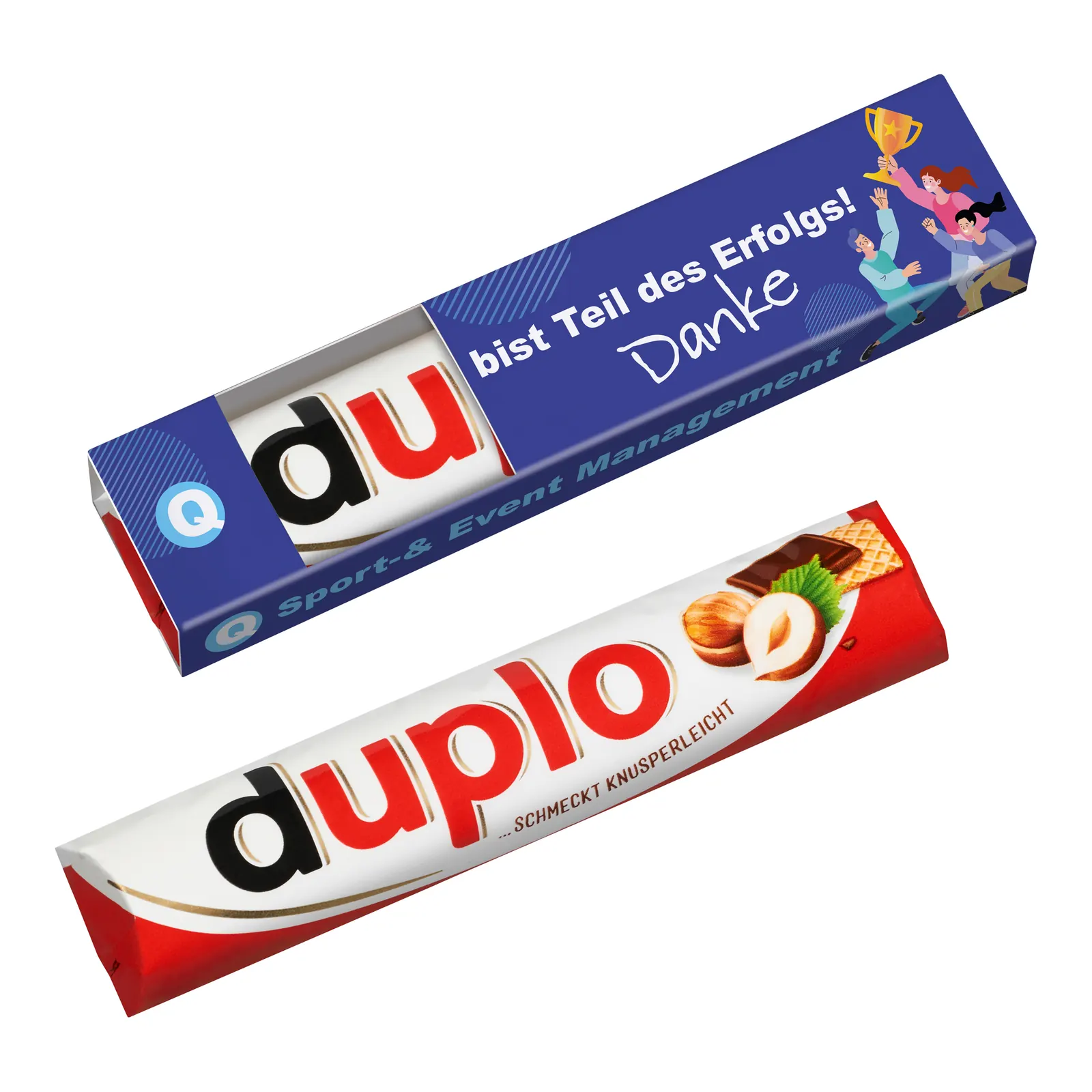 1er Duplo im Werbeschuber