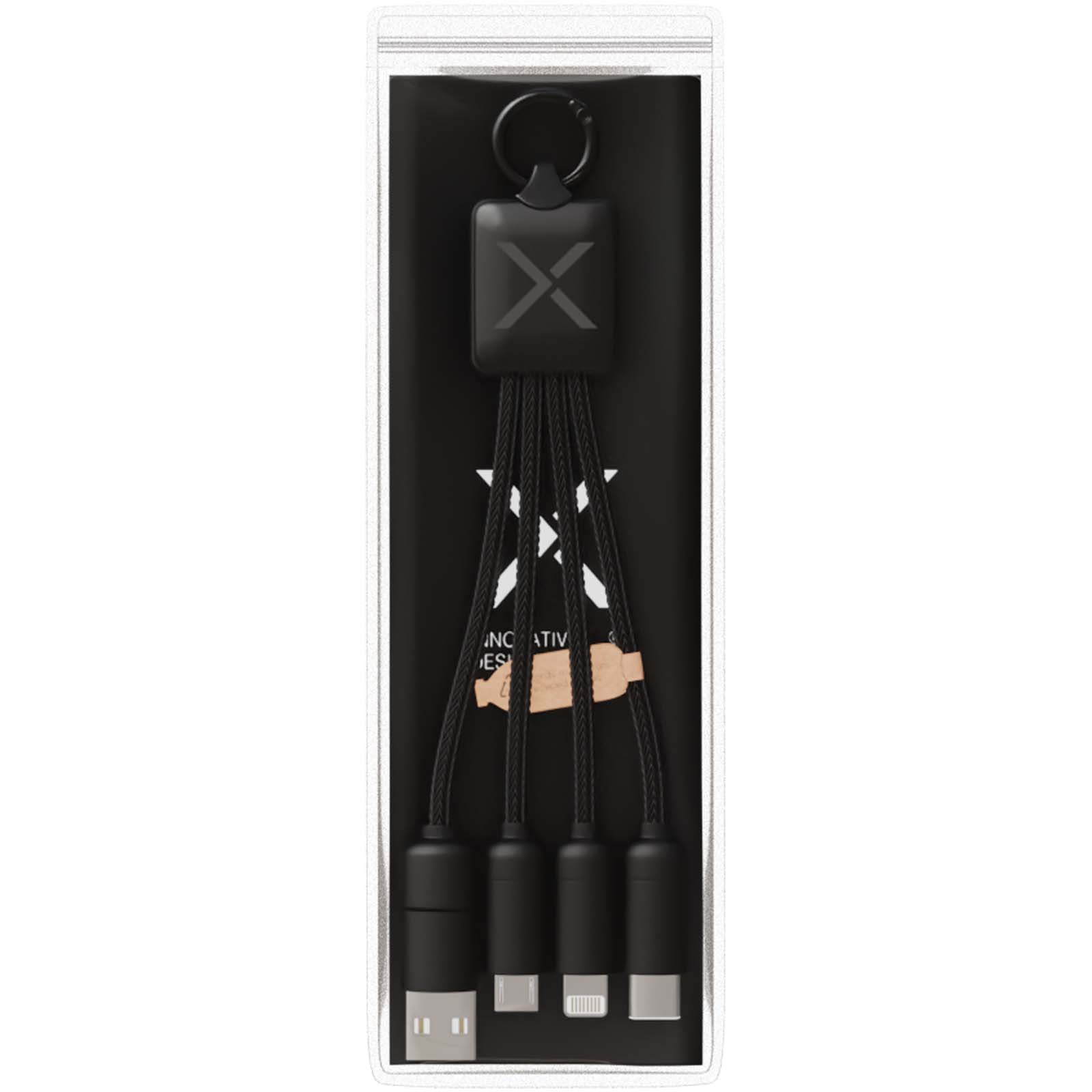 SCX.design C13 20W 5-in-1 Ladekabel schwarz
