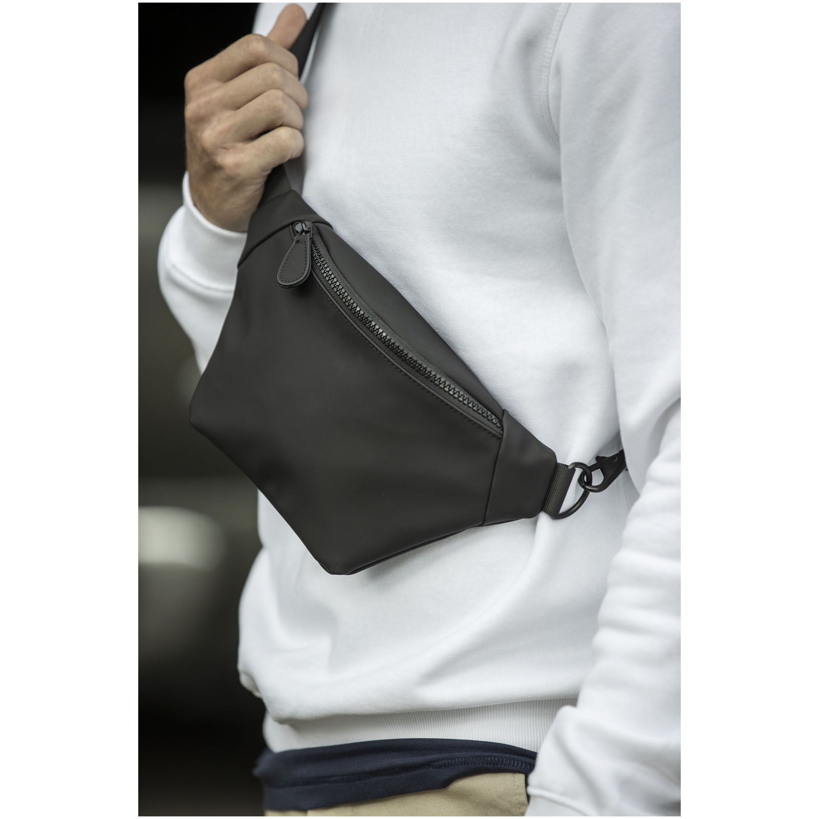 Turner GRS recycelte Gürteltasche schwarz