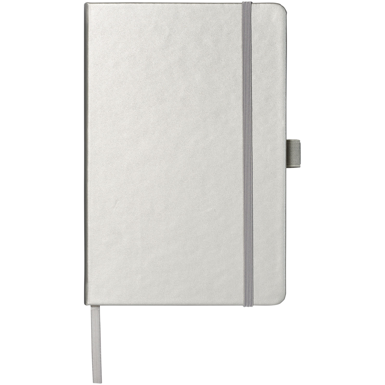Nova A5 gebundenes Notizbuch silber