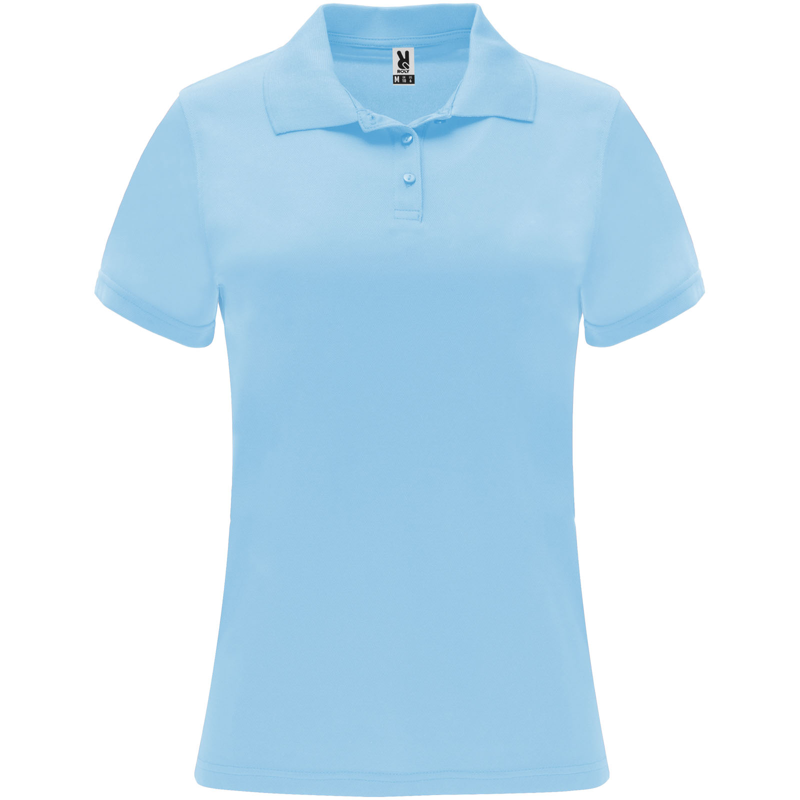 Monzha 150 g/m² Sport Poloshirt für Damen himmelblau