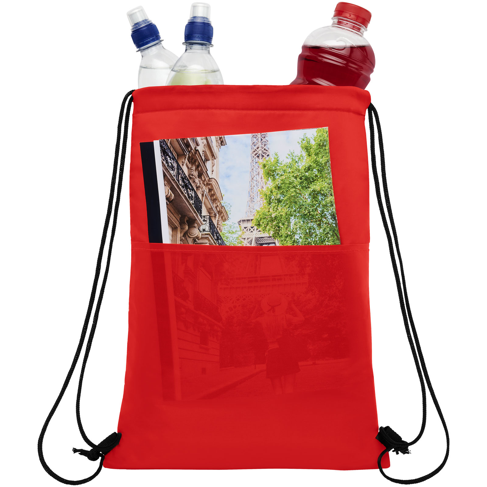 Oriole Kühltasche mit Kordelzug 5L rot