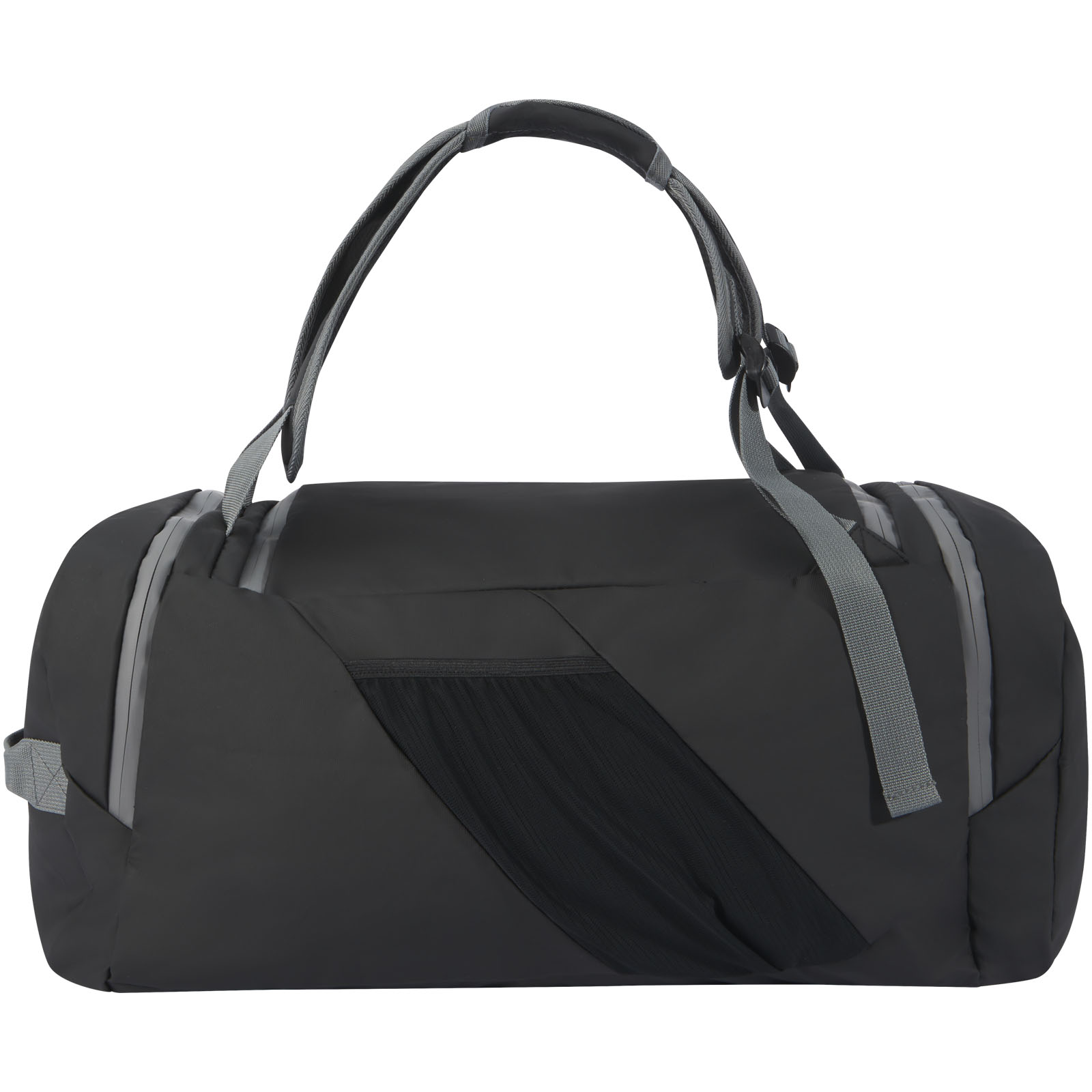 Aqua wasserabweisende Reisetasche aus GRS Recyclingmaterial 35 L schwarz