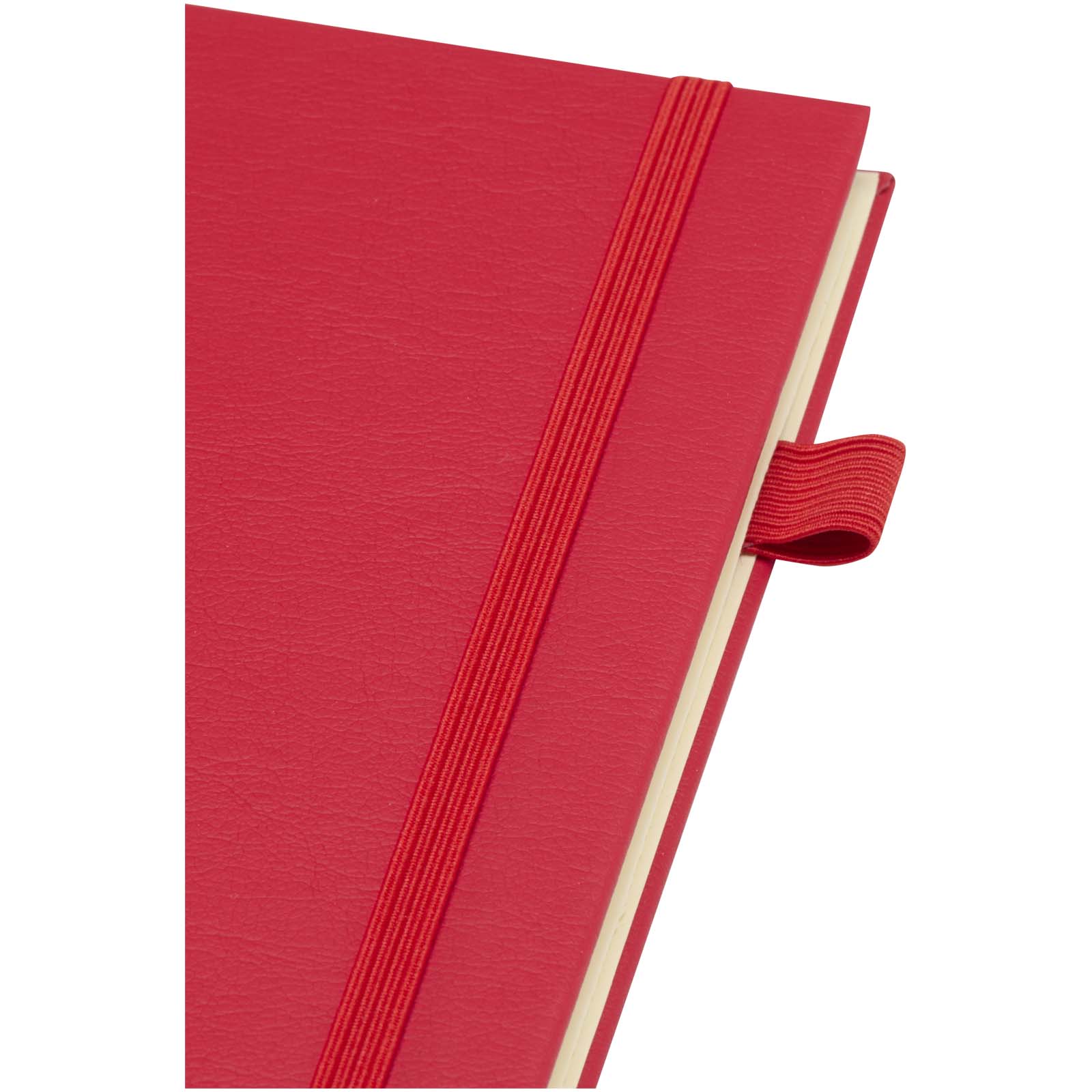 Liss A5 Hardcover Spiralnotizbuch aus recyceltem Kunststoff rot
