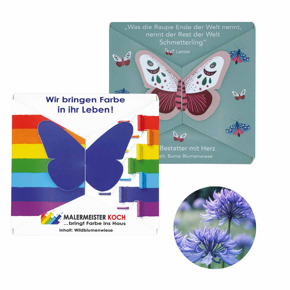 Verschluss - Samenkarte Schmetterling