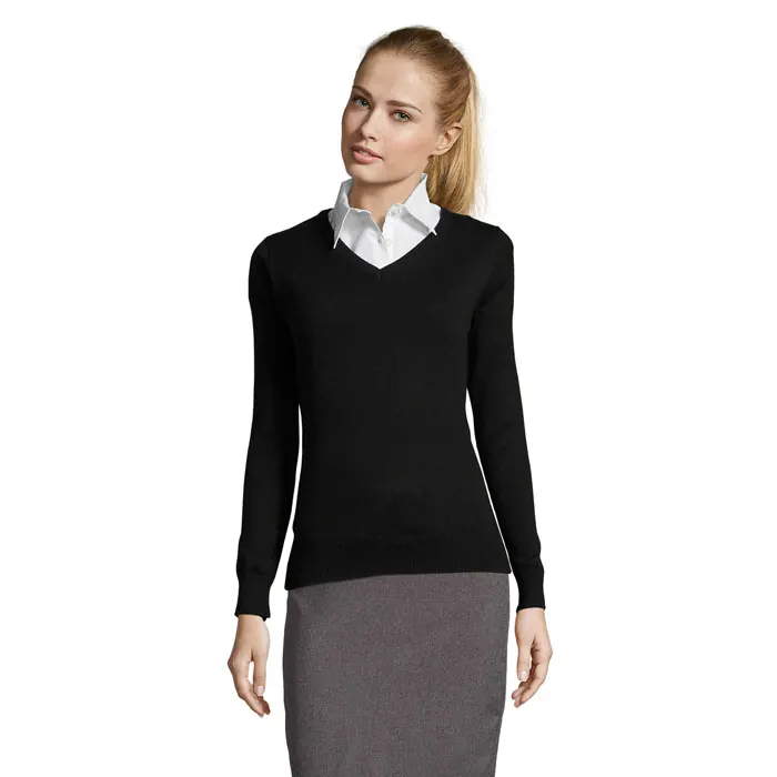 Damen-Pullover mit V-Ausschnitt Galaxy