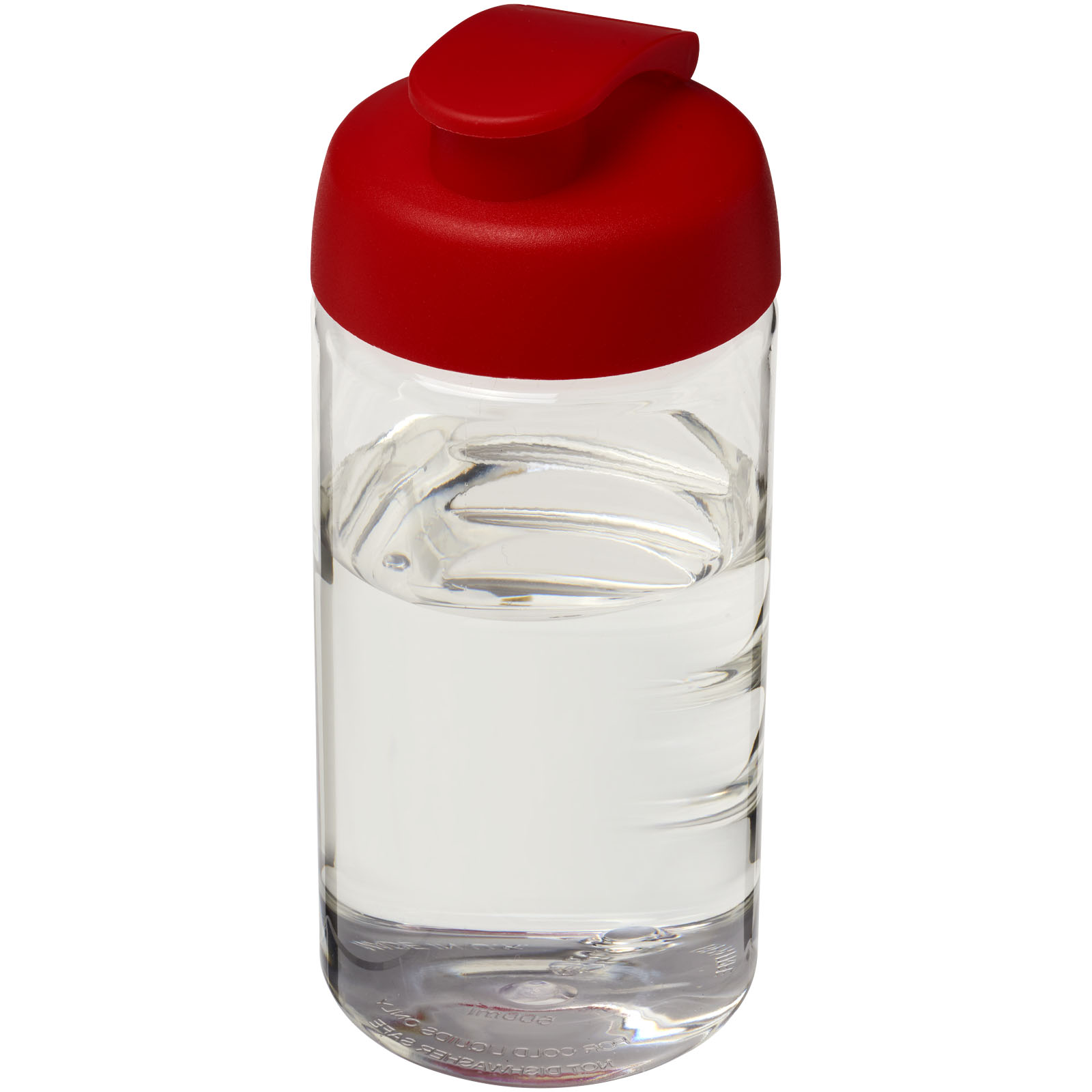 H2O Active® Bop 500 ml Sportflasche mit Klappdeckel transparent, rot