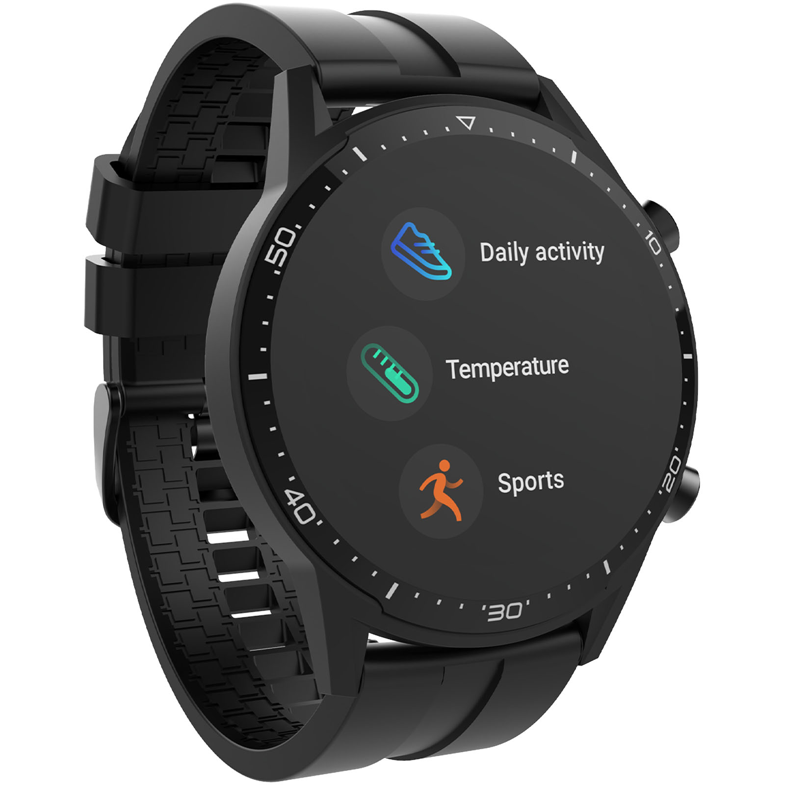Prixton SWB26T Smartwatch schwarz