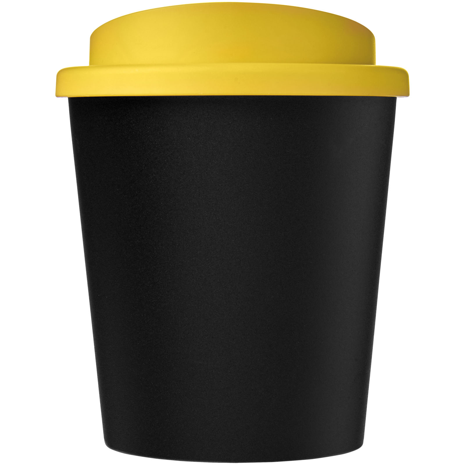 Americano® Espresso Eco 250 ml recycelter Isolierbecher schwarz, gelb