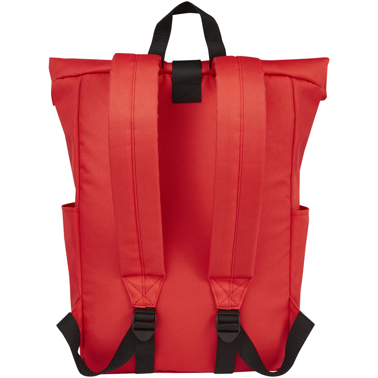 Byron 15,6" GRS RPET Roll-Top Rucksack 18 L rot