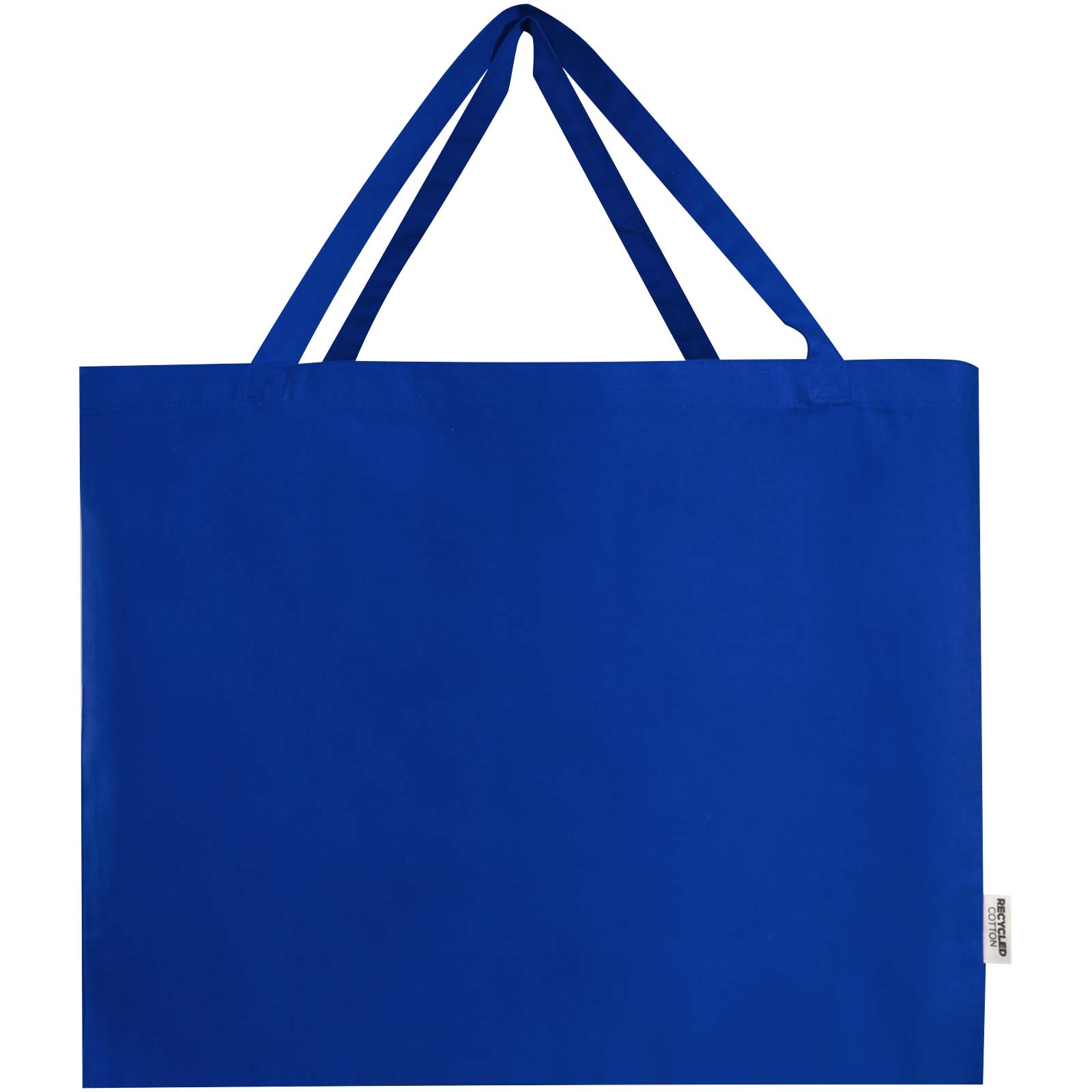 Odessa 220 g/m² Baumwoll Tragetasche aus GRS recycelter Baumwolle 40L royalblau