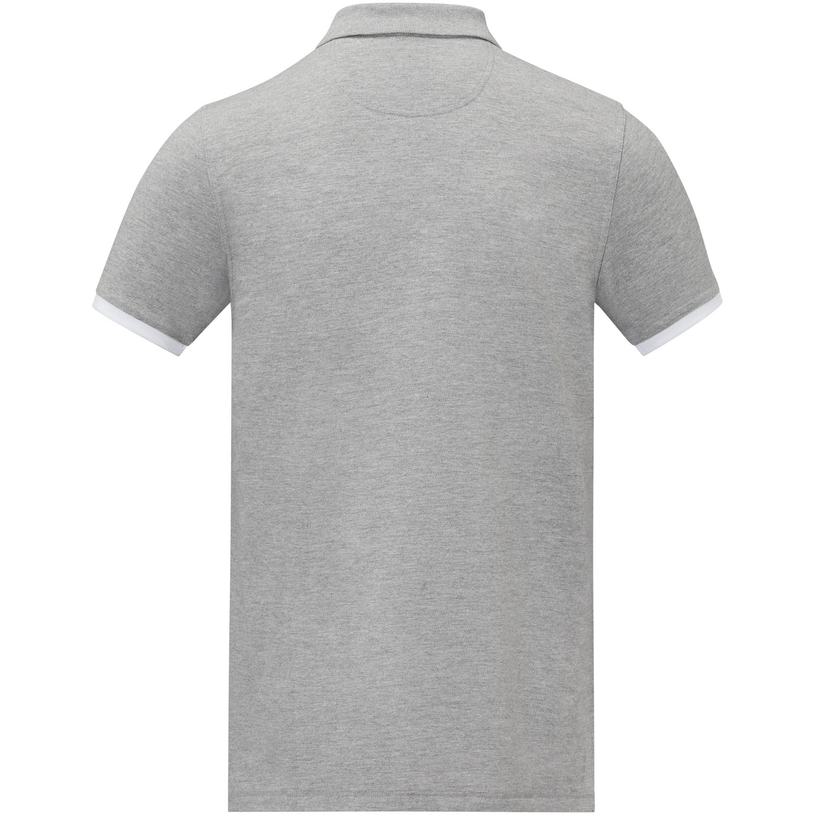 Morgan 200 g/m² Polo für Herren, zweifarbig heather grau