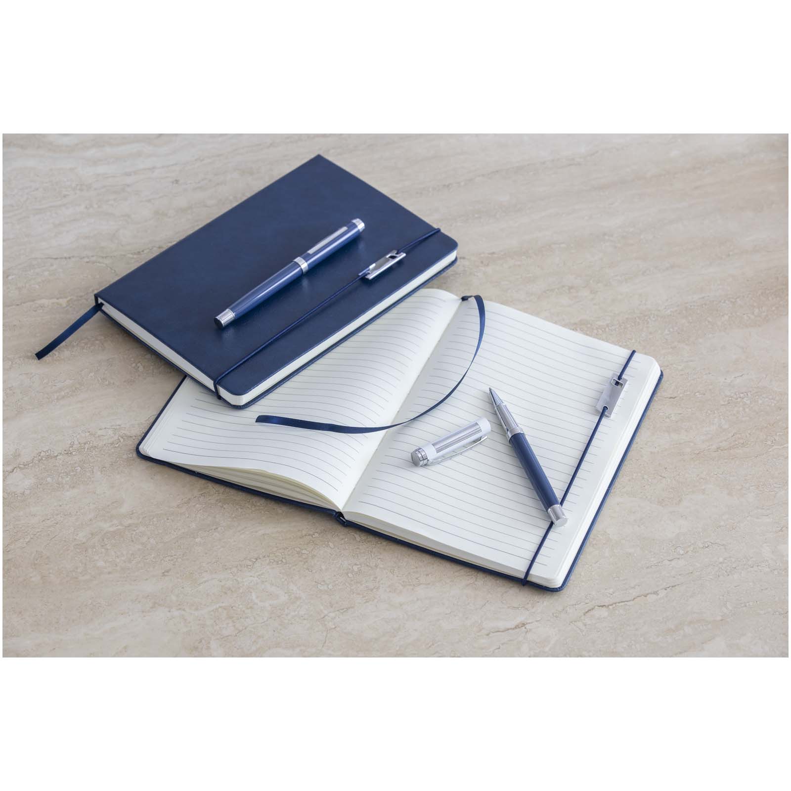 Legato Elegance A5 Hardcover Notizbuch mit Tintenroller Set