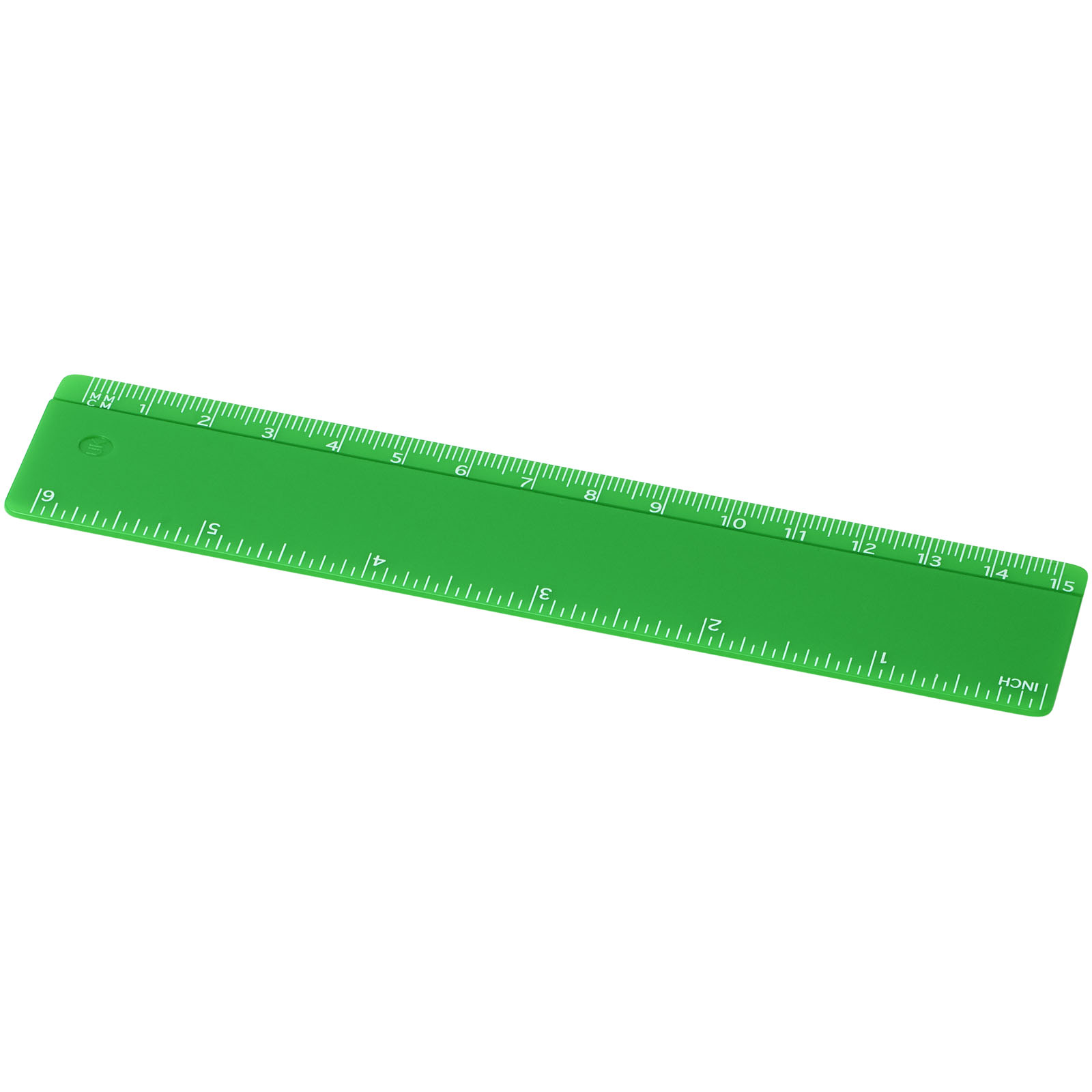 Renzo 15 cm Kunststofflineal grün