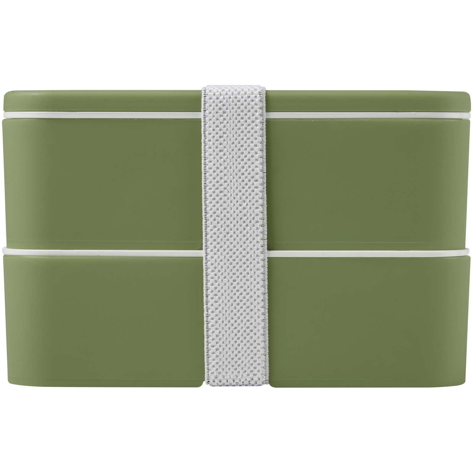 MIYO POP 700 + 700 ml doppelschichtige Lunchbox heather grün