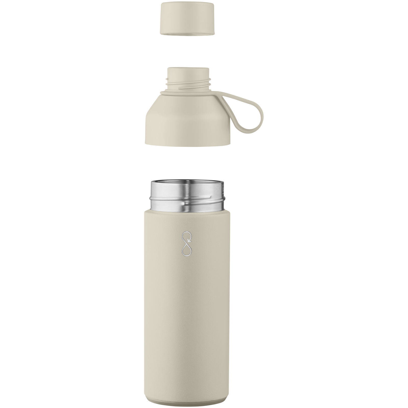 Ocean Bottle 500 ml vakuumisolierte Flasche sandstone