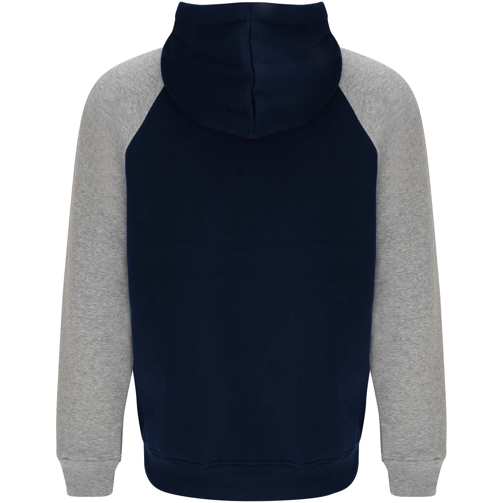 Badet 280 g/m² zweifarbiger Kapuzenpullover für Kinder marineblau, heather grau
