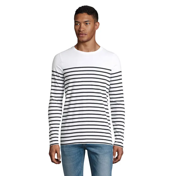 Herren-Langarm-T-Shirt Matelot