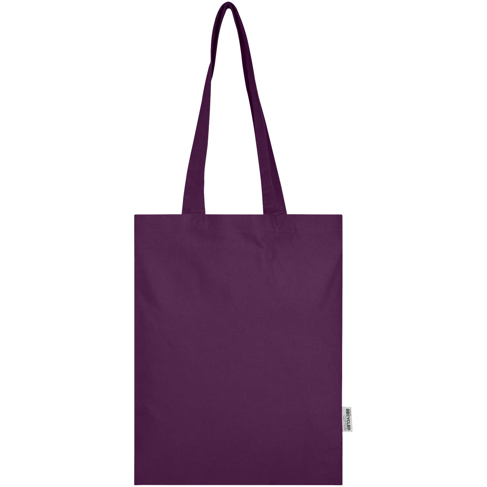 Madras Blend 140 g/m² Tragetasche aus GRS-recycelter Baumwolle 7L lila