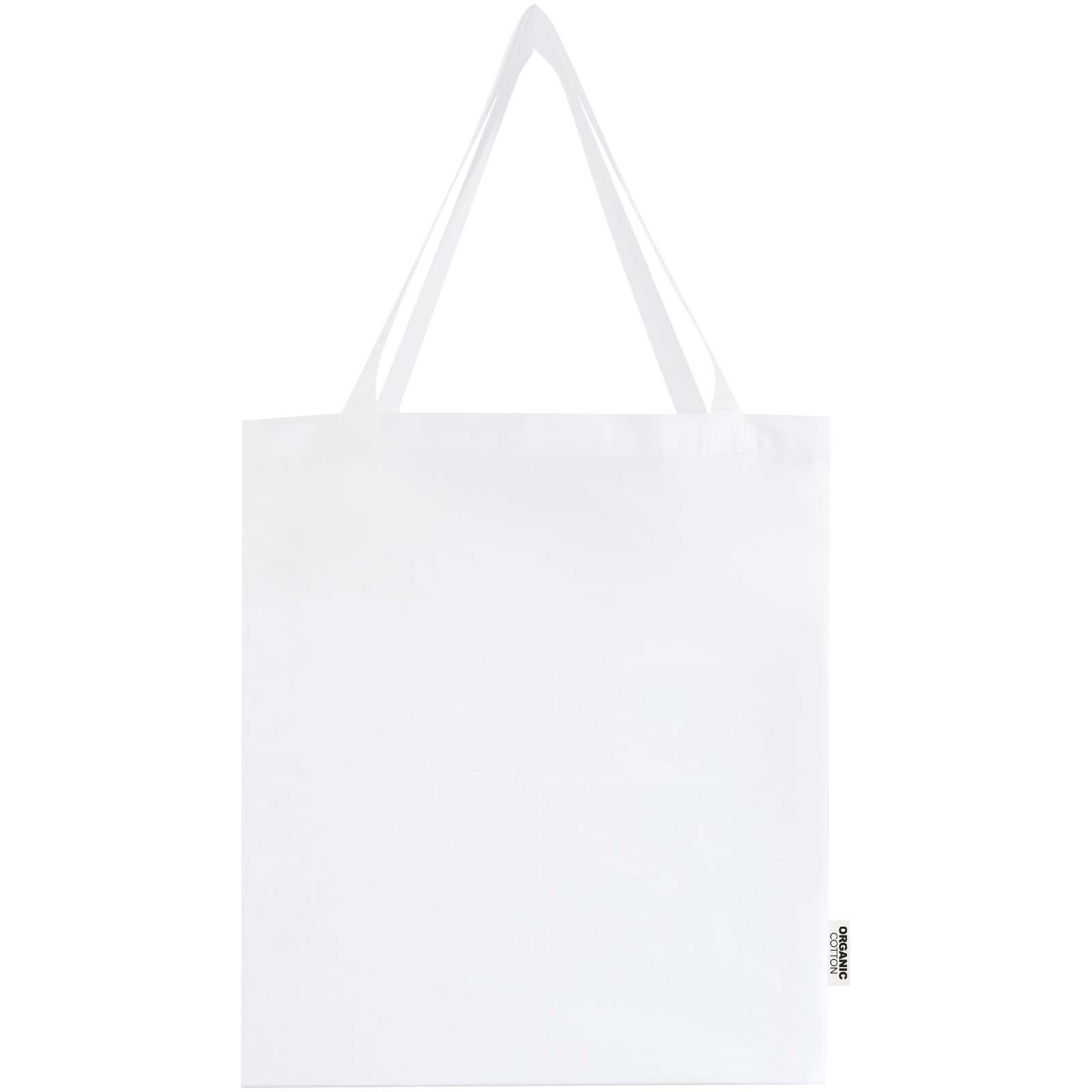 Odisha 180 g/m² OCS Bio Tragetasche mit Seitenfalten 14L weiss