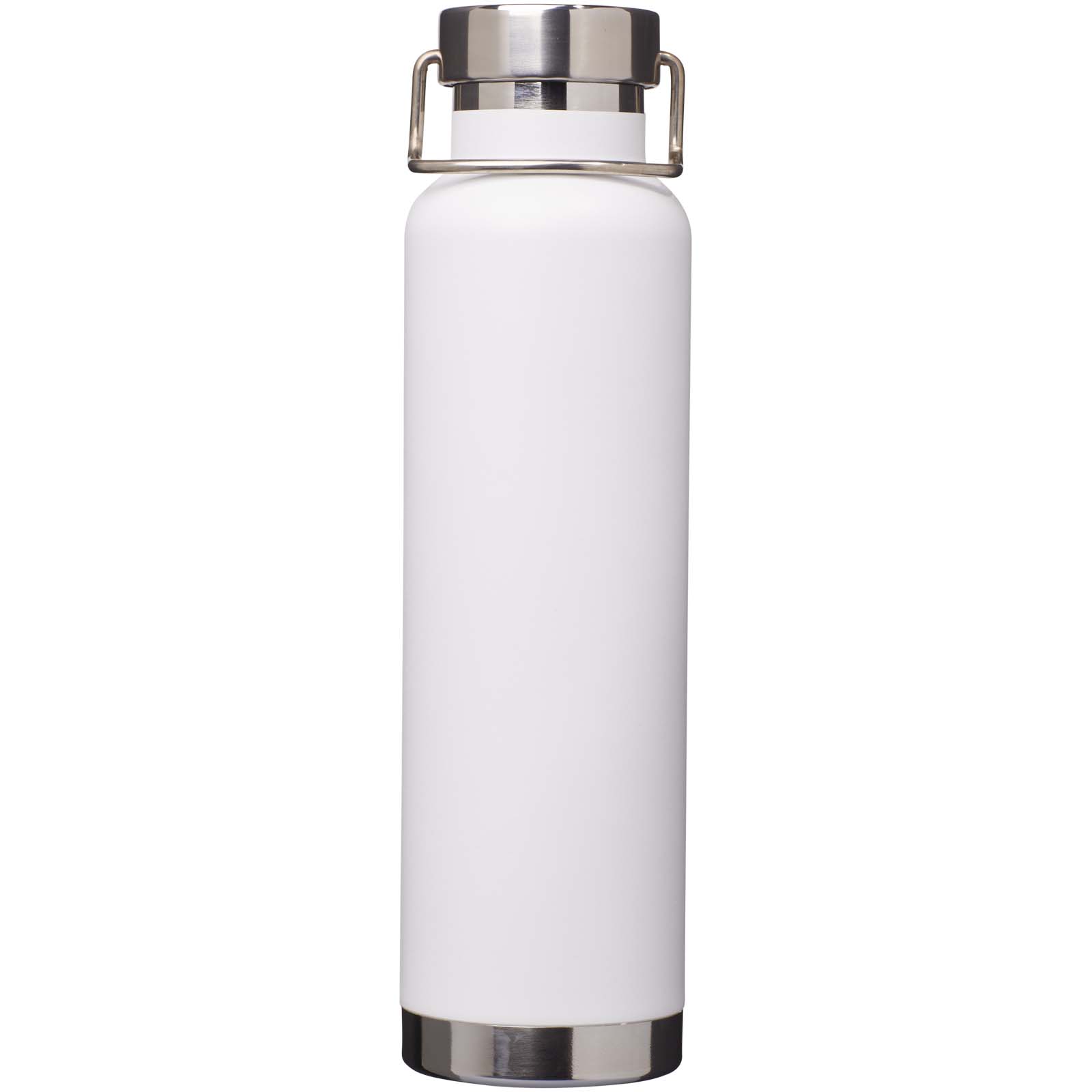 Thor 650 ml RCS-zertifizierte Kupfer-Vakuum Isolierflasche aus recyceltem Edelstahl weiss