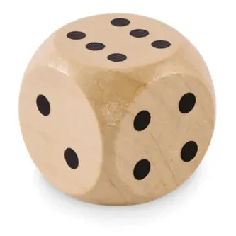 Spielwürfel Schima-Holz Ø 3cm