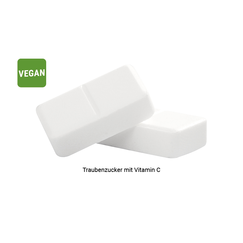 Energie Karte, Traubenzucker mit Vitamin C
