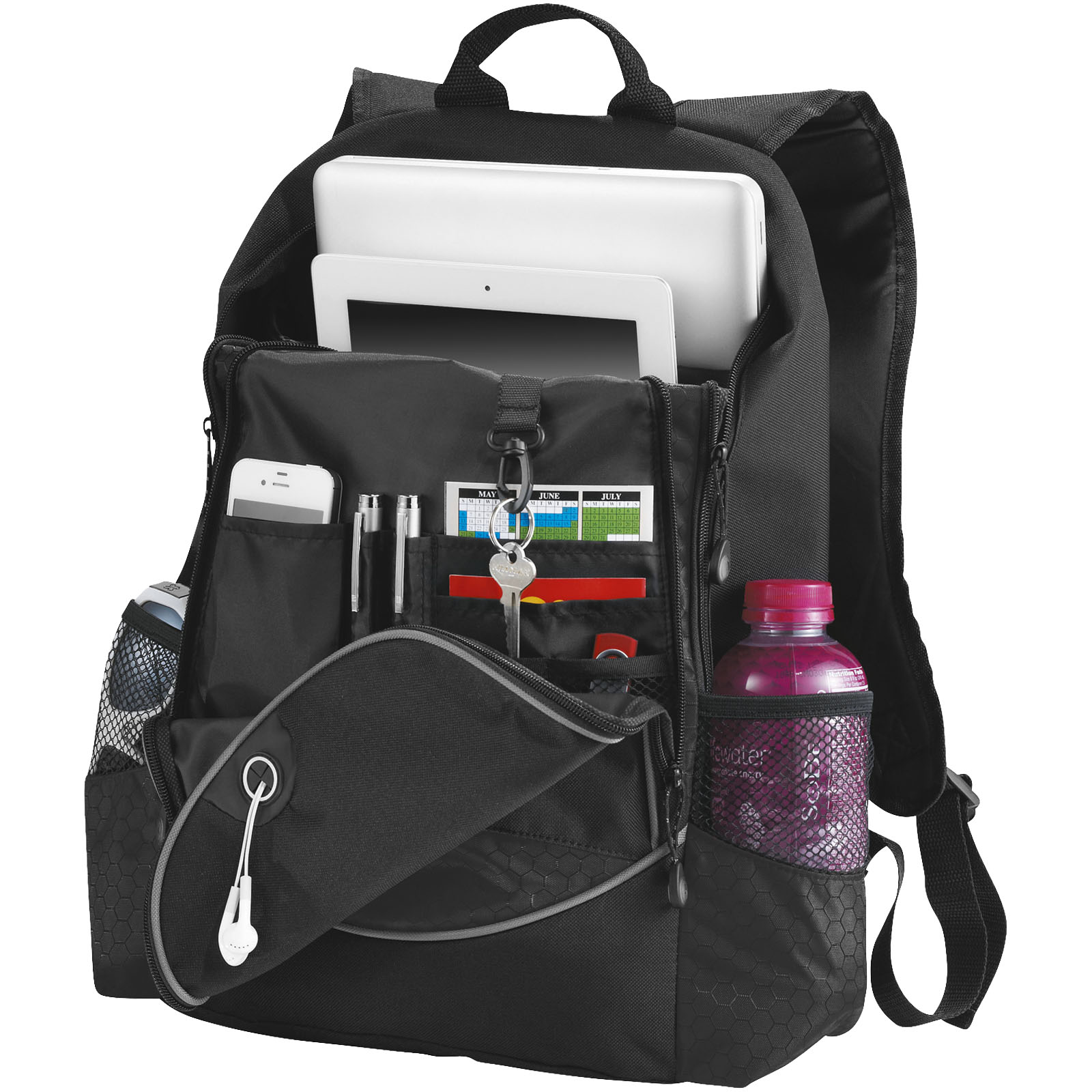 Benton 15" Laptop-Rucksack 15L schwarz