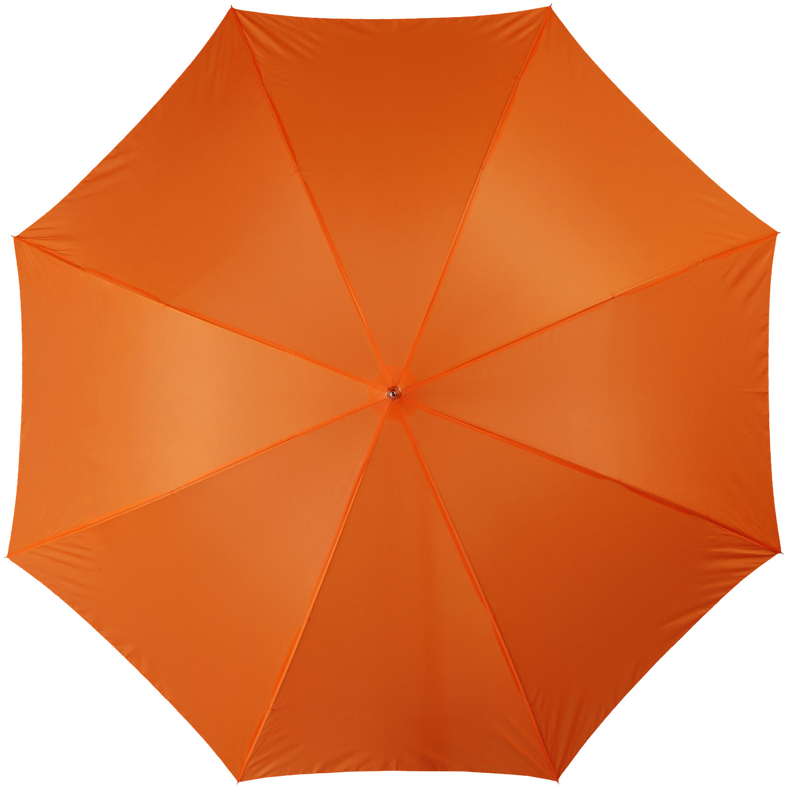 Lisa 23" Automatikregenschirm mit Holzgriff orange