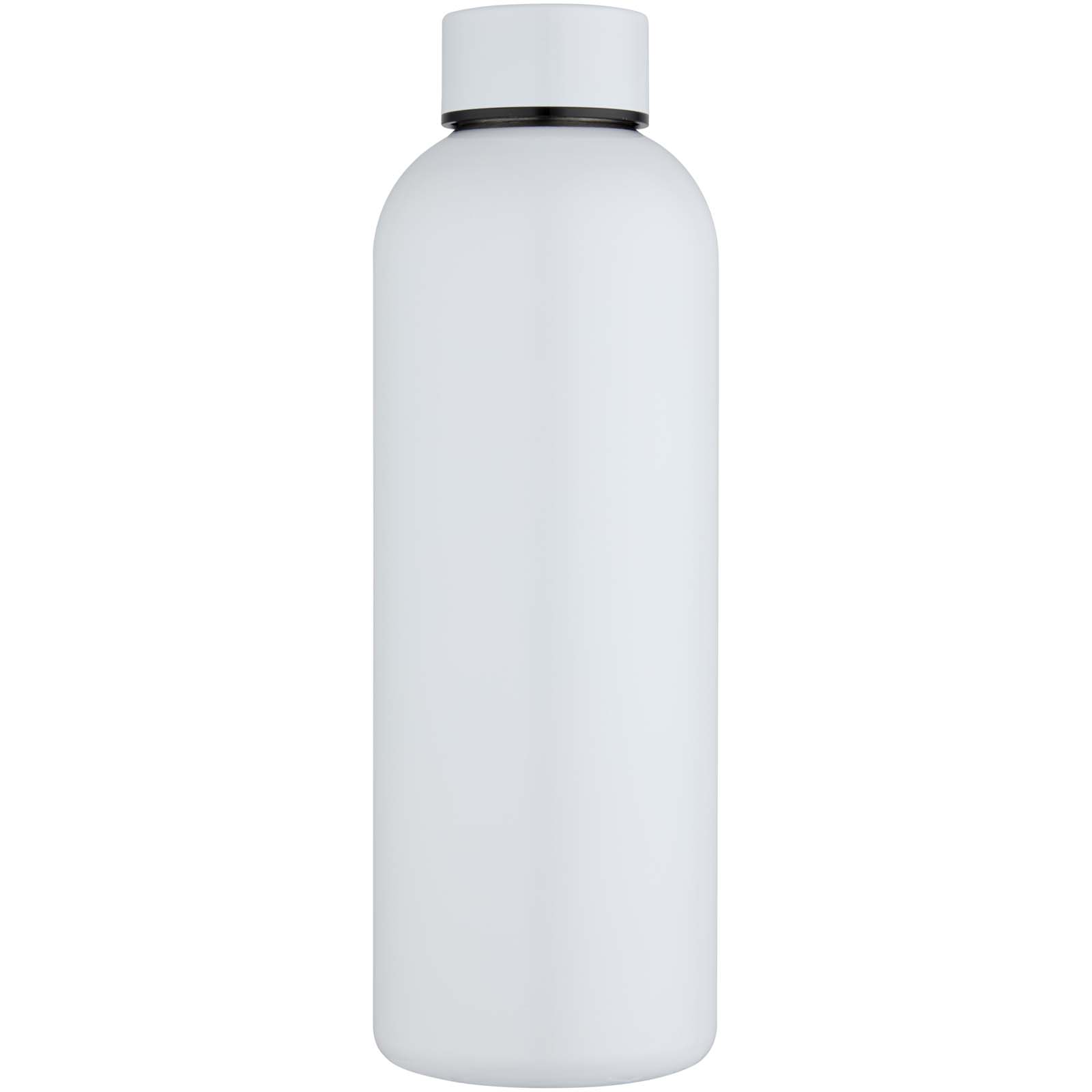 Spring 750 ml RCS-zertifizierte einwandige Sublimation Trinkflasche aus recyceltem Edelstahl weiss