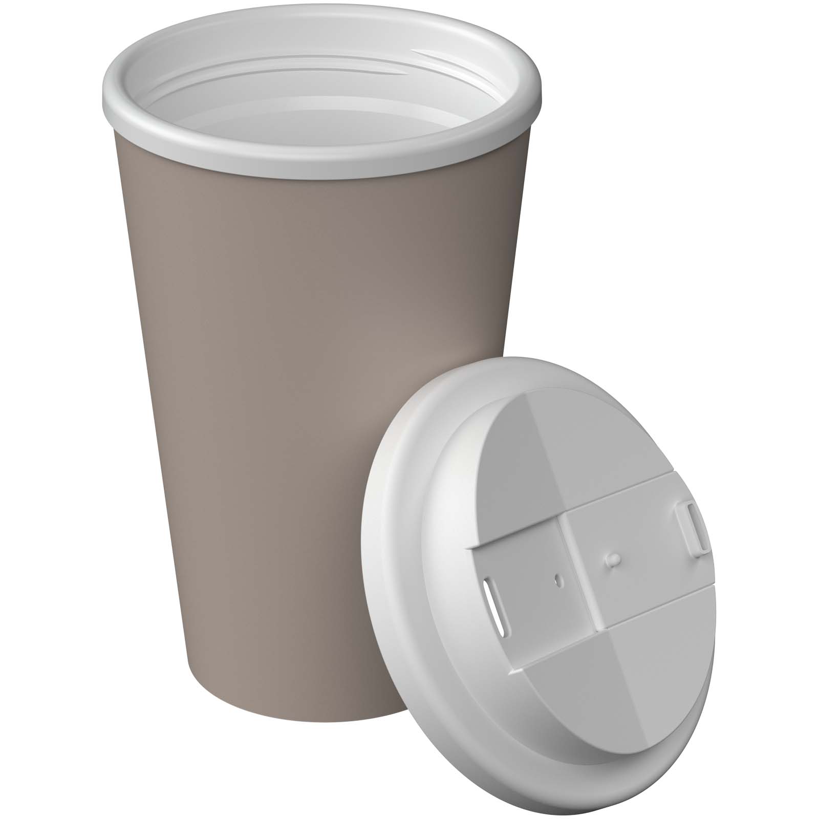 Americano® Infiniti 350 ml Isolierbecher mit auslaufsicherem Deckel Greige
