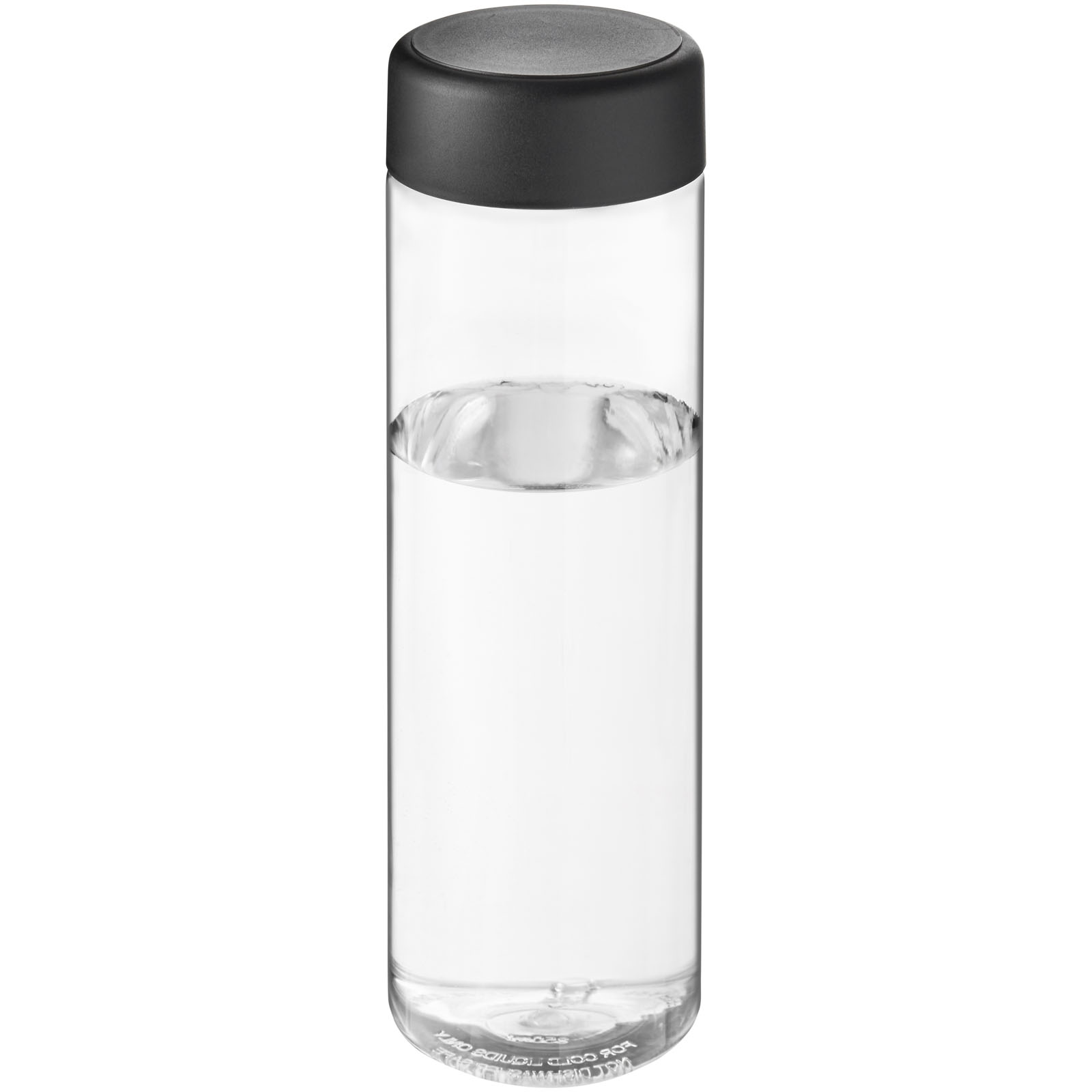 H2O Active® Vibe 850 ml Sportflasche mit Drehdeckel transparent, schwarz