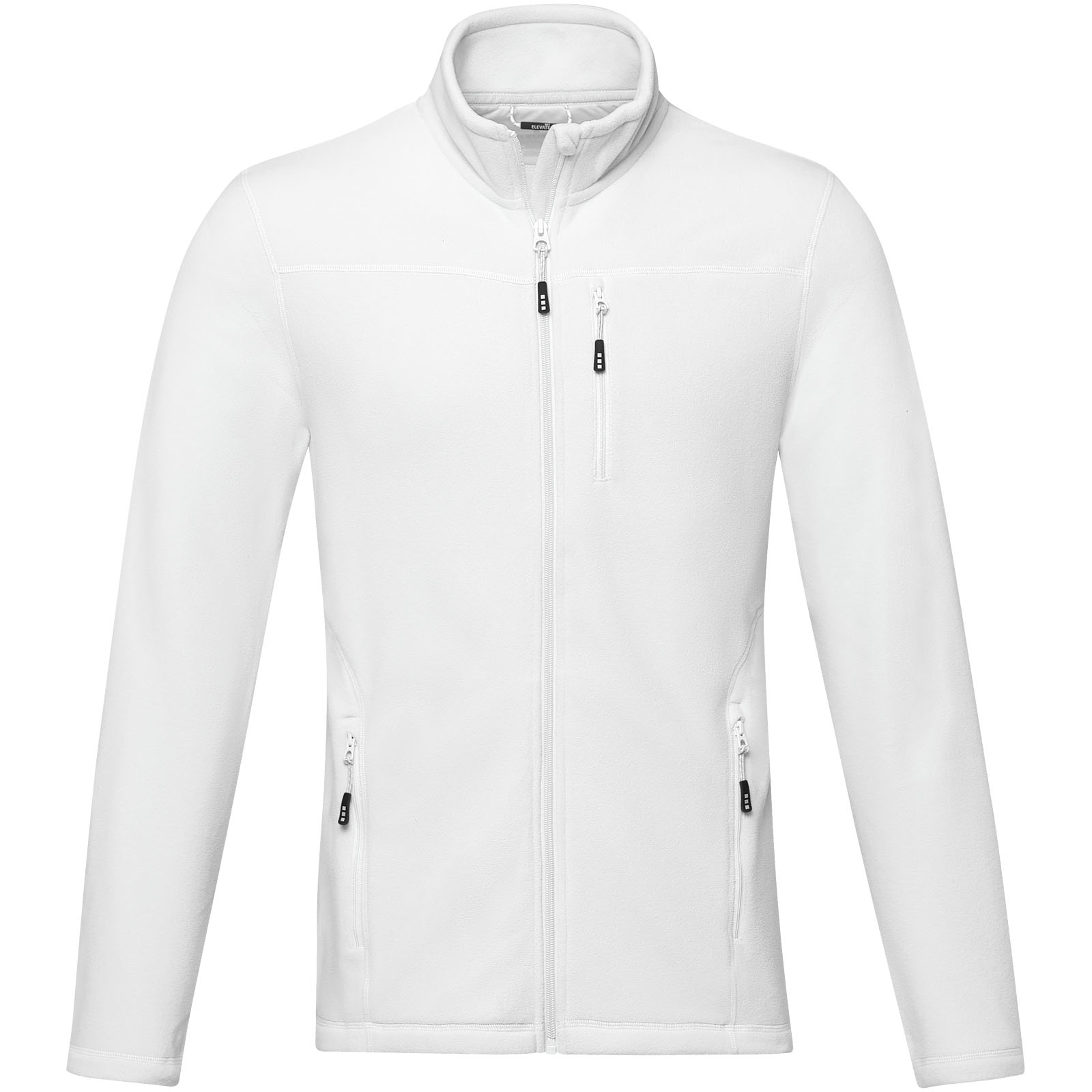 Amber GRS recycelte Fleecejacke für Herren weiss