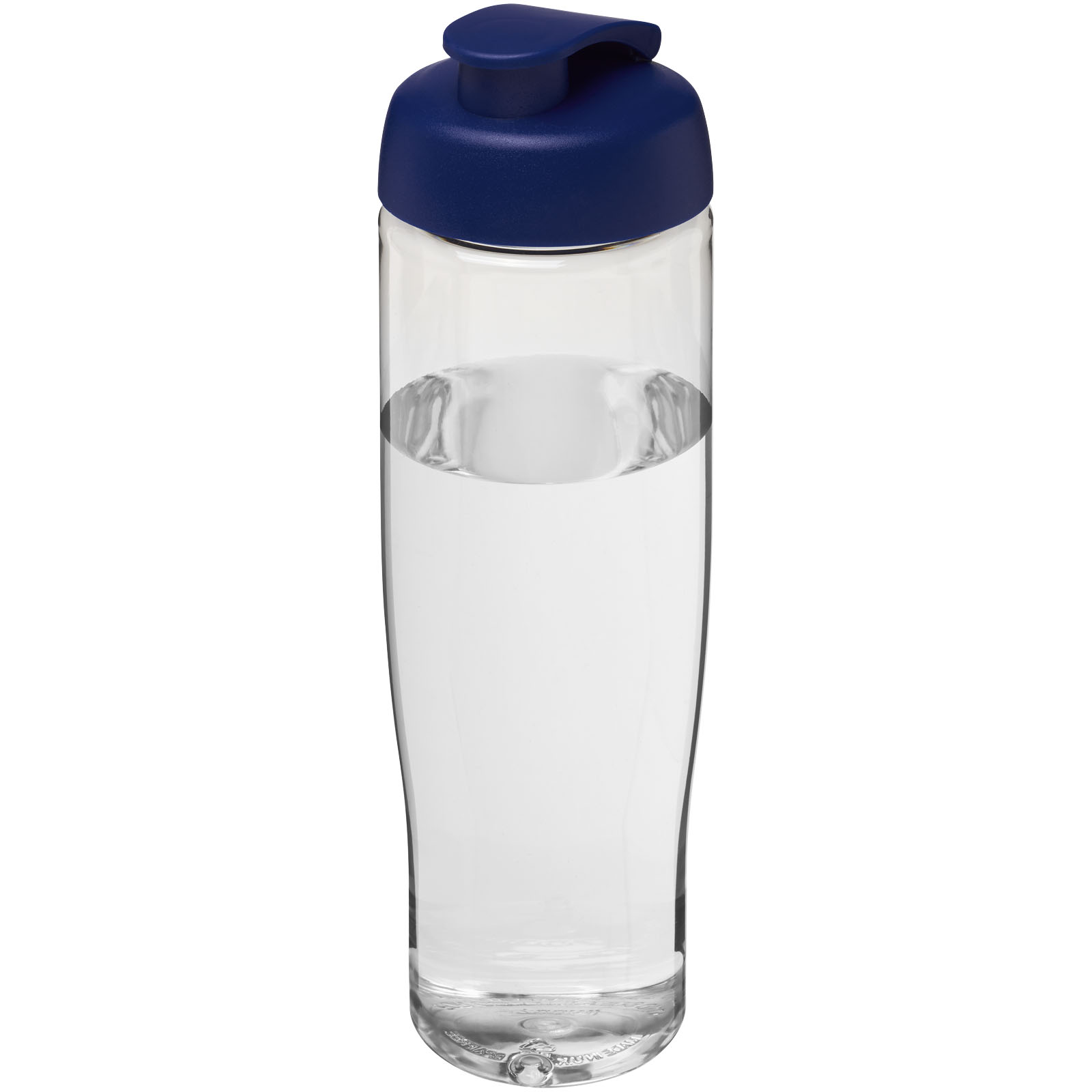 H2O Active® Tempo 700 ml Sportflasche mit Klappdeckel transparent, blau