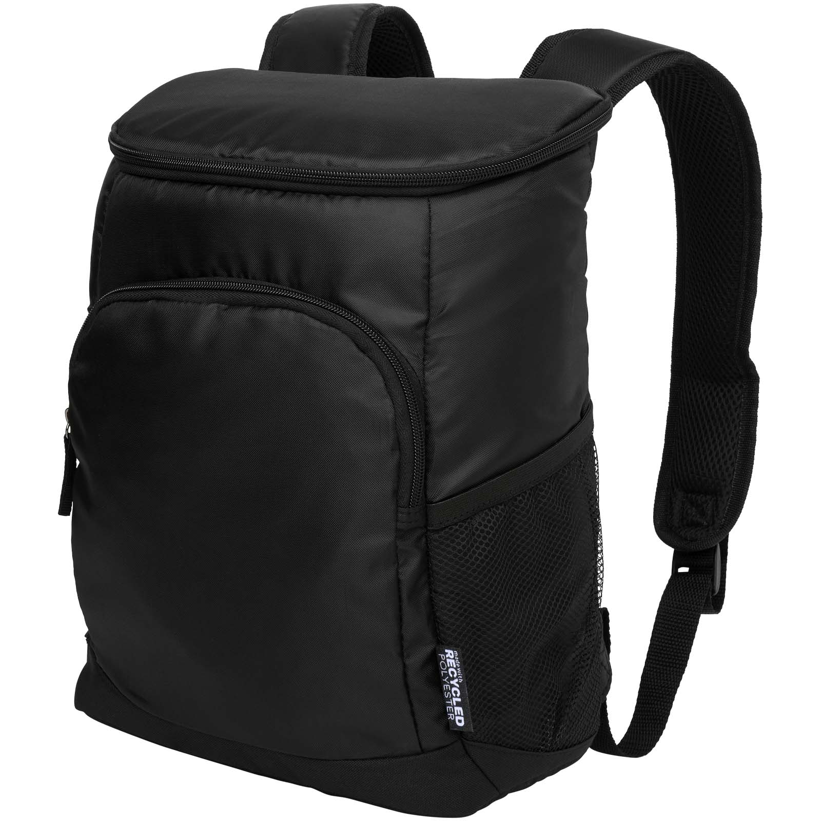 Chillpack 18 Dosen Kühlrucksack 16L, GRS-recycelt schwarz