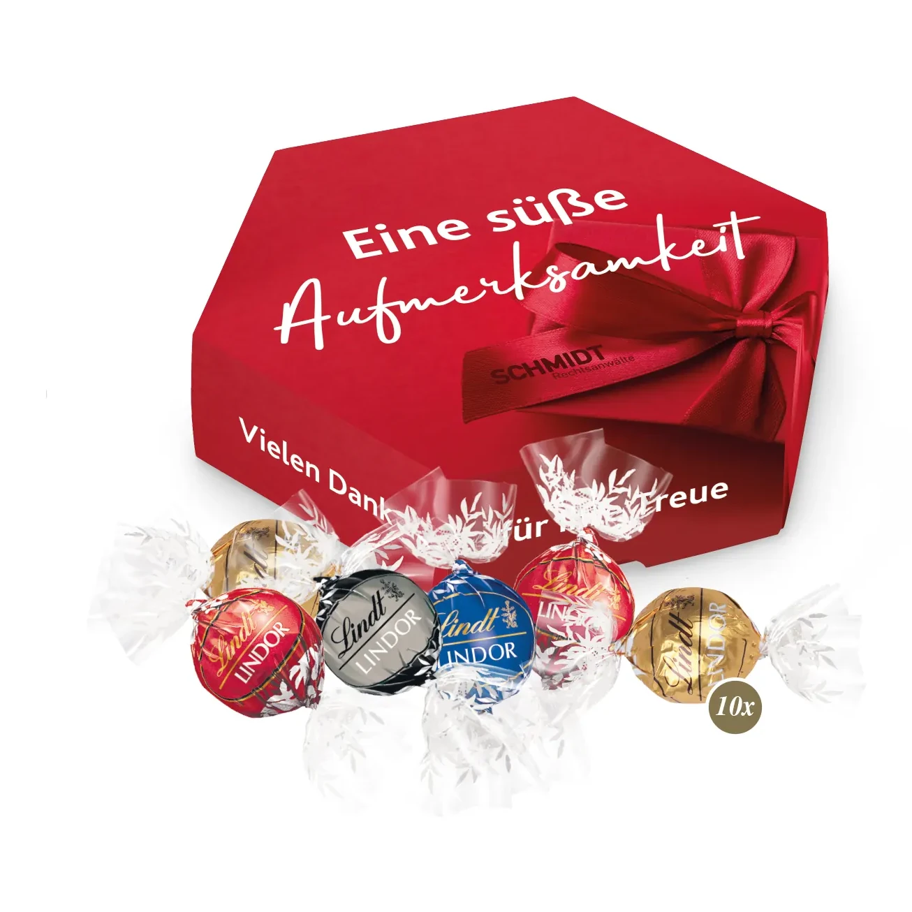Süße Präsentbox "Maxi" mit Lindor Pralinés