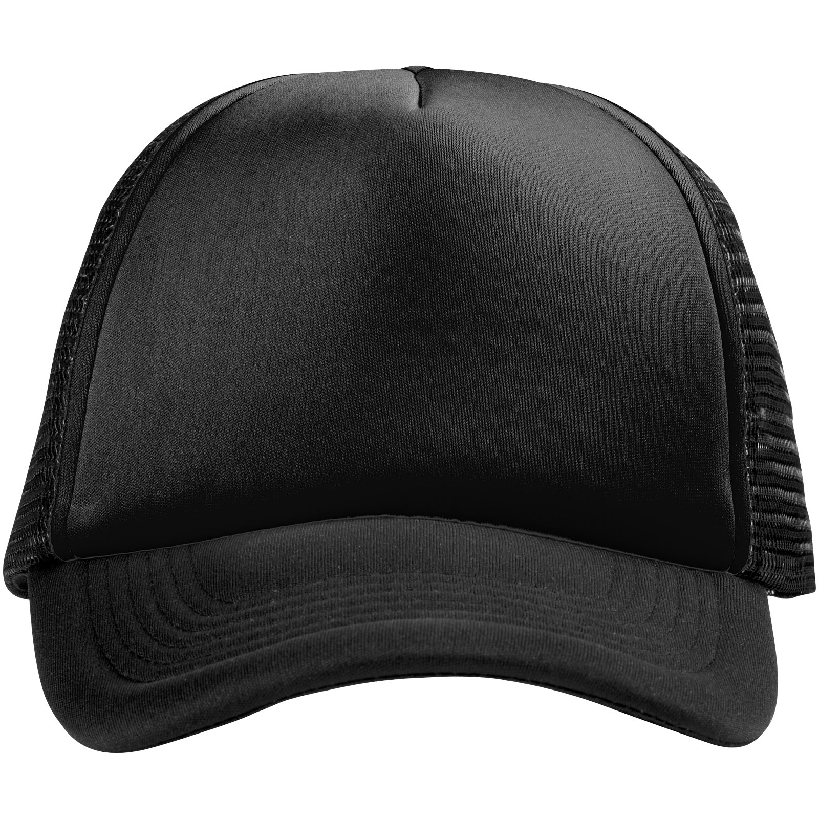 Trucker 100 g/m² Kappe mit 5 Segmenten schwarz, schwarz
