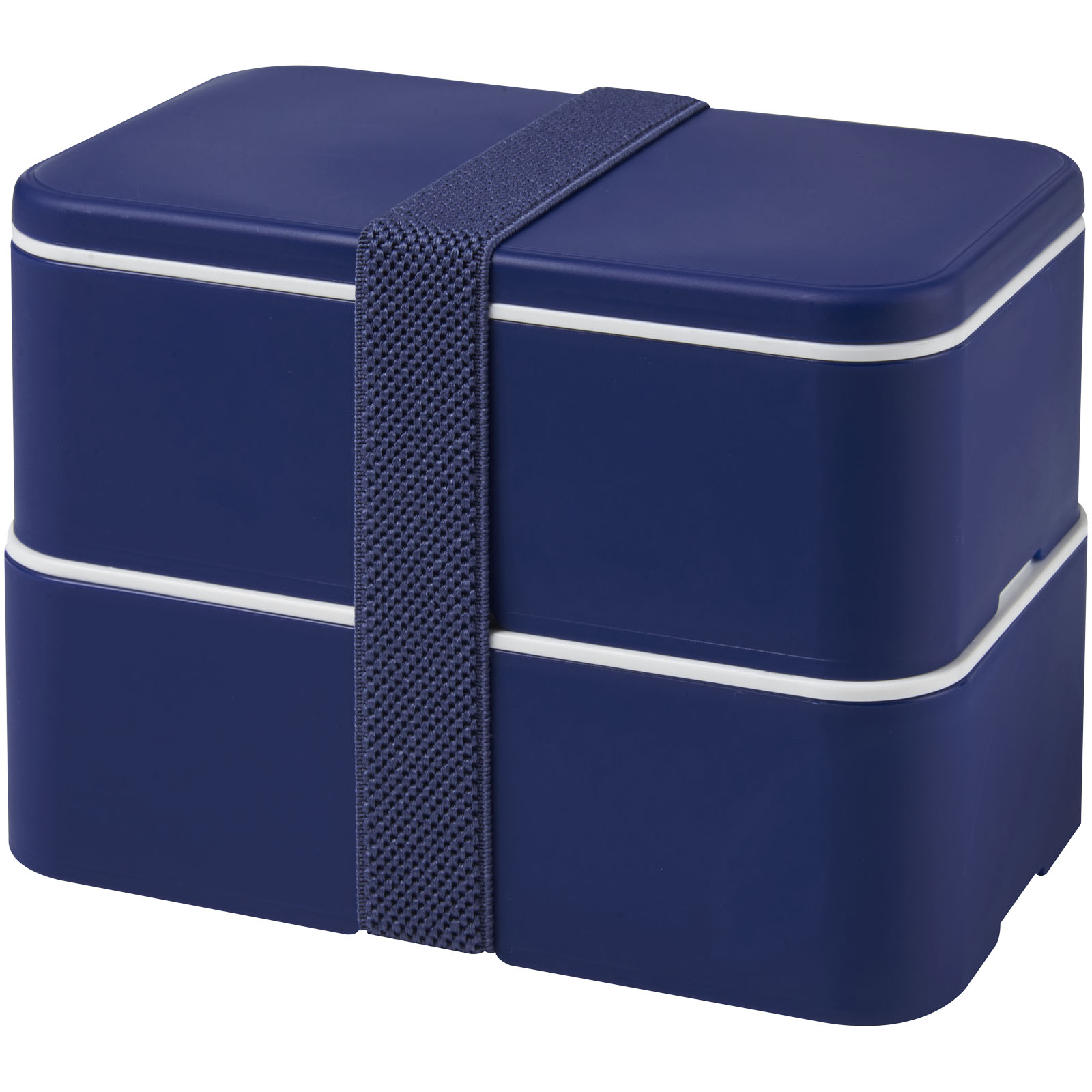 MIYO 700+700 ml Doppel-Lunchbox blau, blau, blau