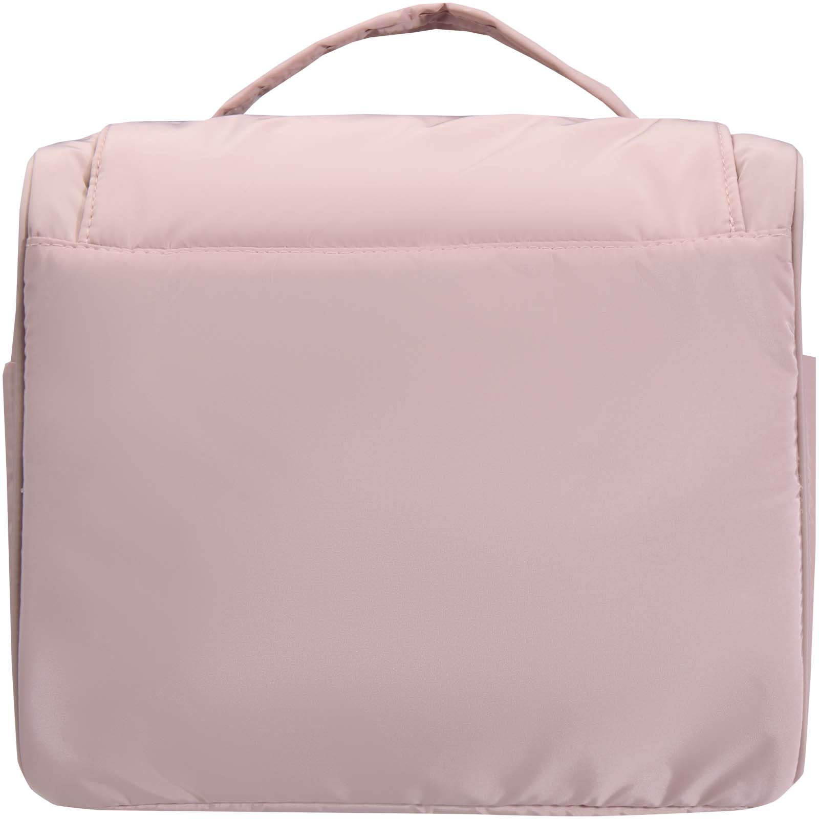 Puffer GRS recycelte aufhängbare Kulturtasche 8L altrosa