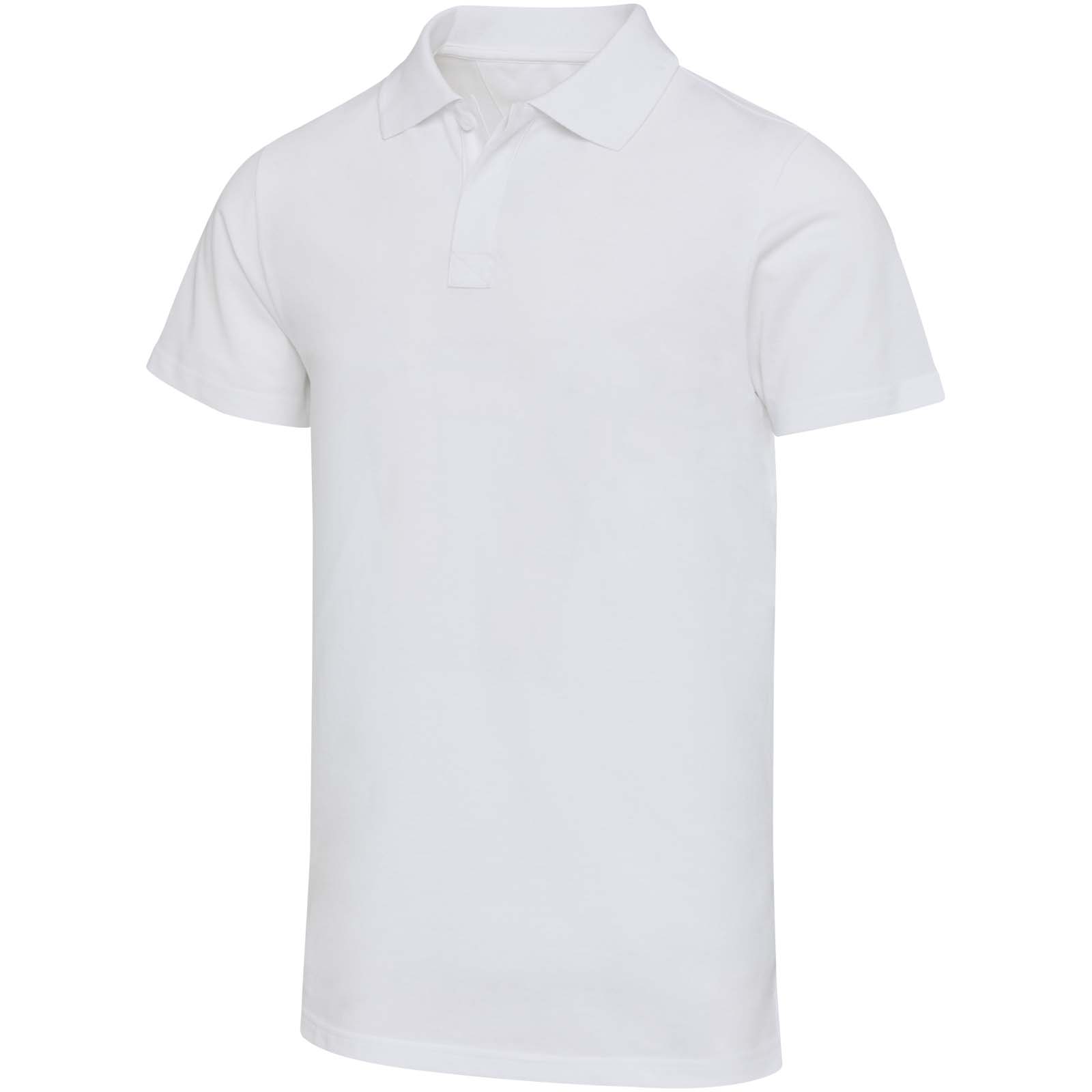 Graphite 180 g/m² Kurzärmeliges Poloshirt Bio Baumwolle (OCS), unisex weiss