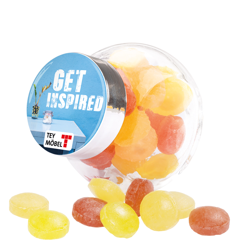 Bonbonglas Mini, Doming, Mini Bonbons Japanische Minze