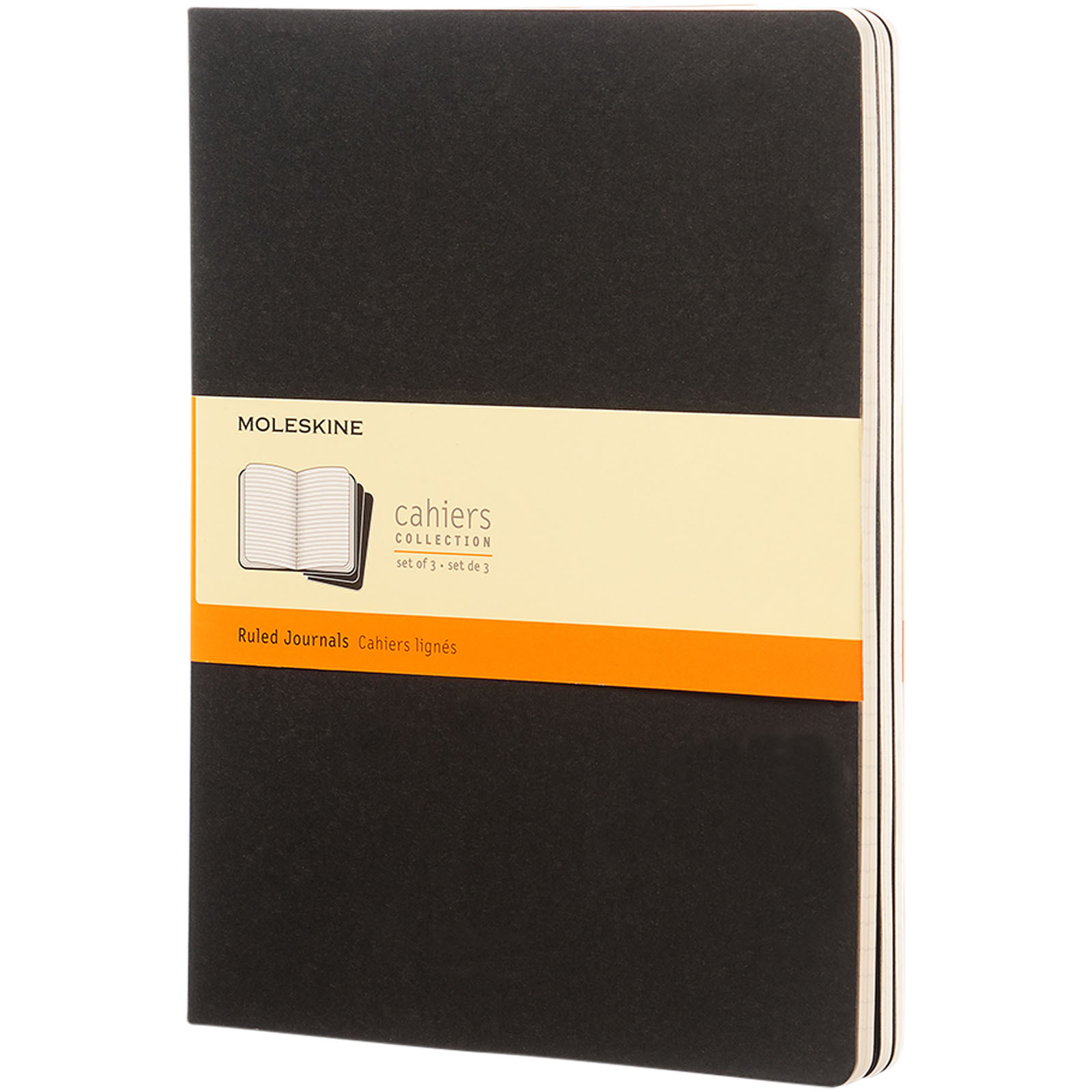 Moleskine Cahier Journal XL – liniert schwarz