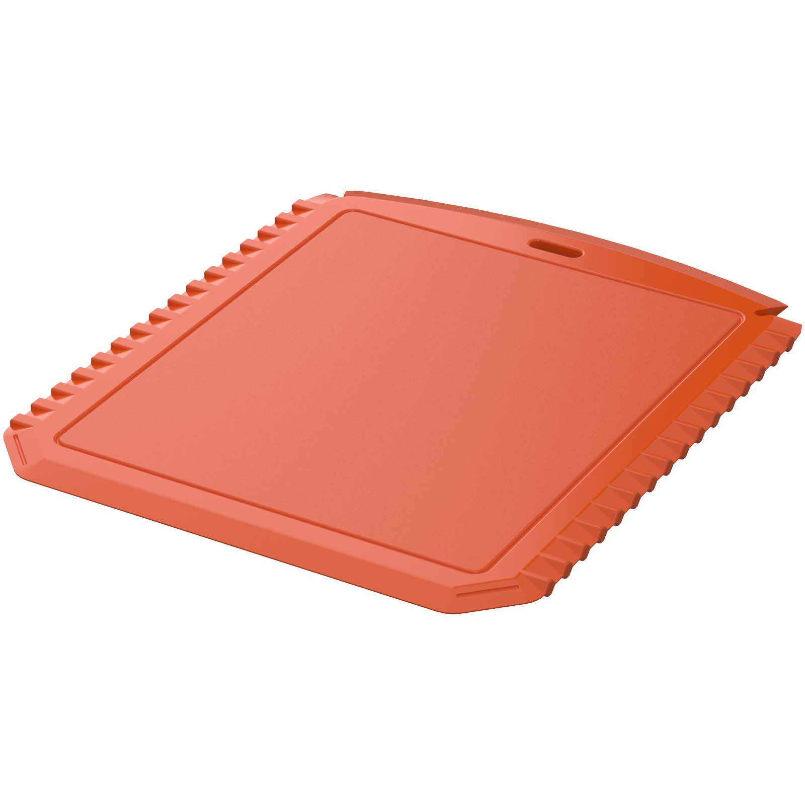 Thrym rechteckiger Eiskratzer aus recyceltem Kunststoff orange